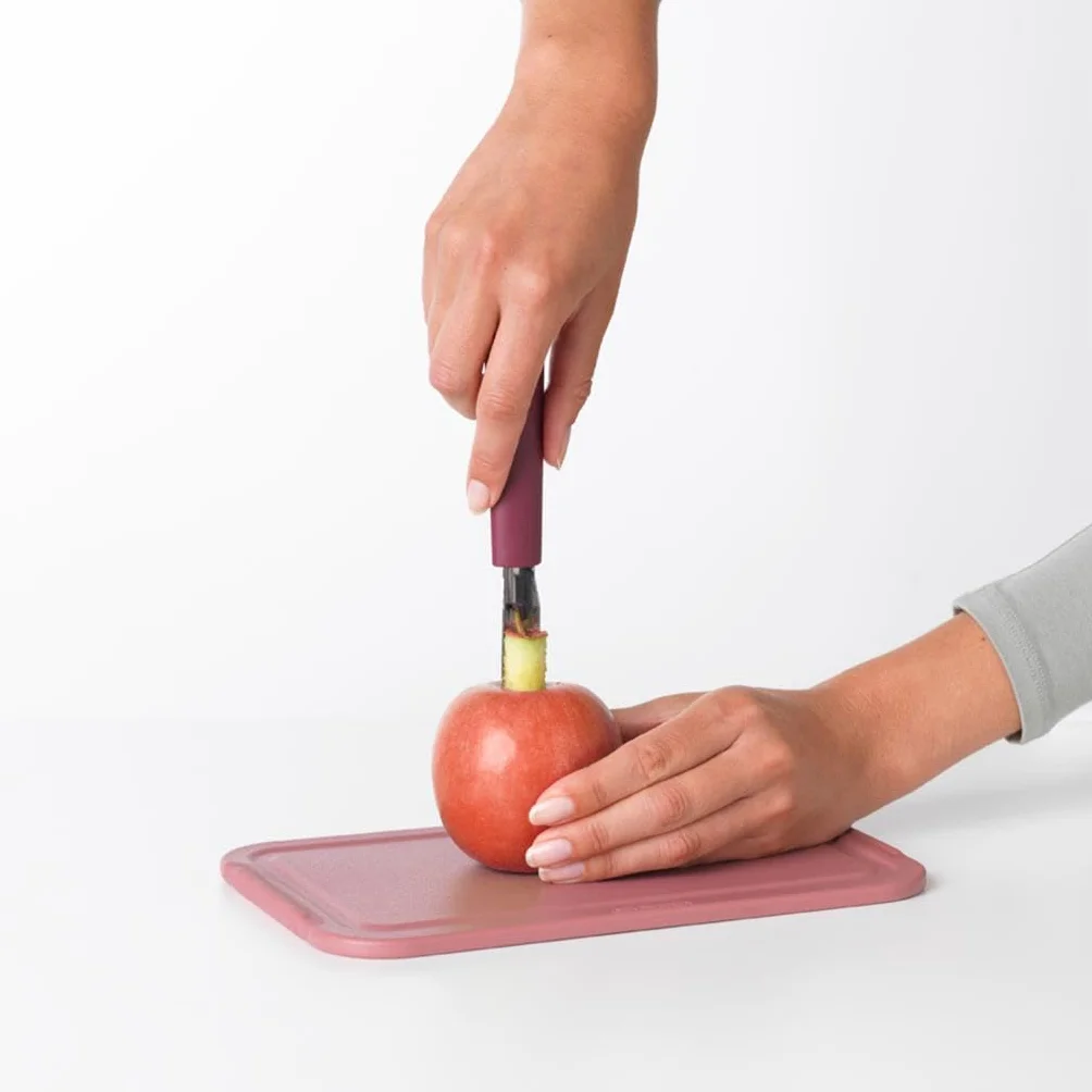 Brabantia Nożyk do jabłek, Tasty+ Aubergine Czerwony