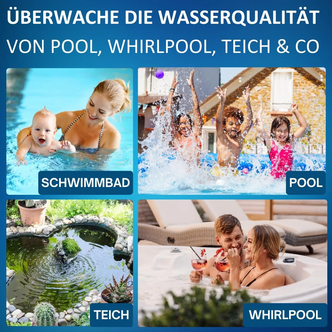 100 tabletek testowych Rapid do testera wstrząsów, 50 x pH Phenol Red, 50 x DPD1, bez chloru, tester wody basenowej, trwałość 10 lat