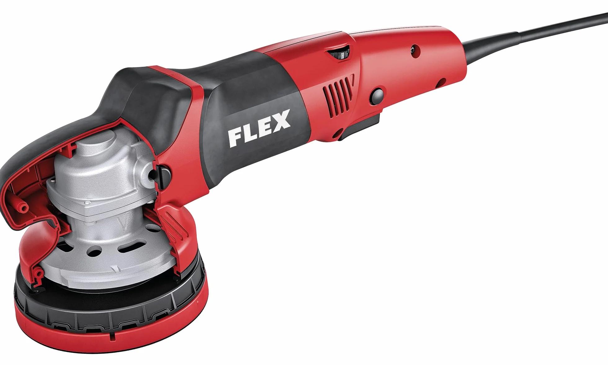 Flex Polerka mimośrodowa XCE 10-8 125 (1010 W, skok polerski 8 mm, do lakierów wrażliwych na temperaturę, płaska głowica przekładni, maks. korpus polerski 160 mm, maks. talerz podporowy 150 mm) 418072