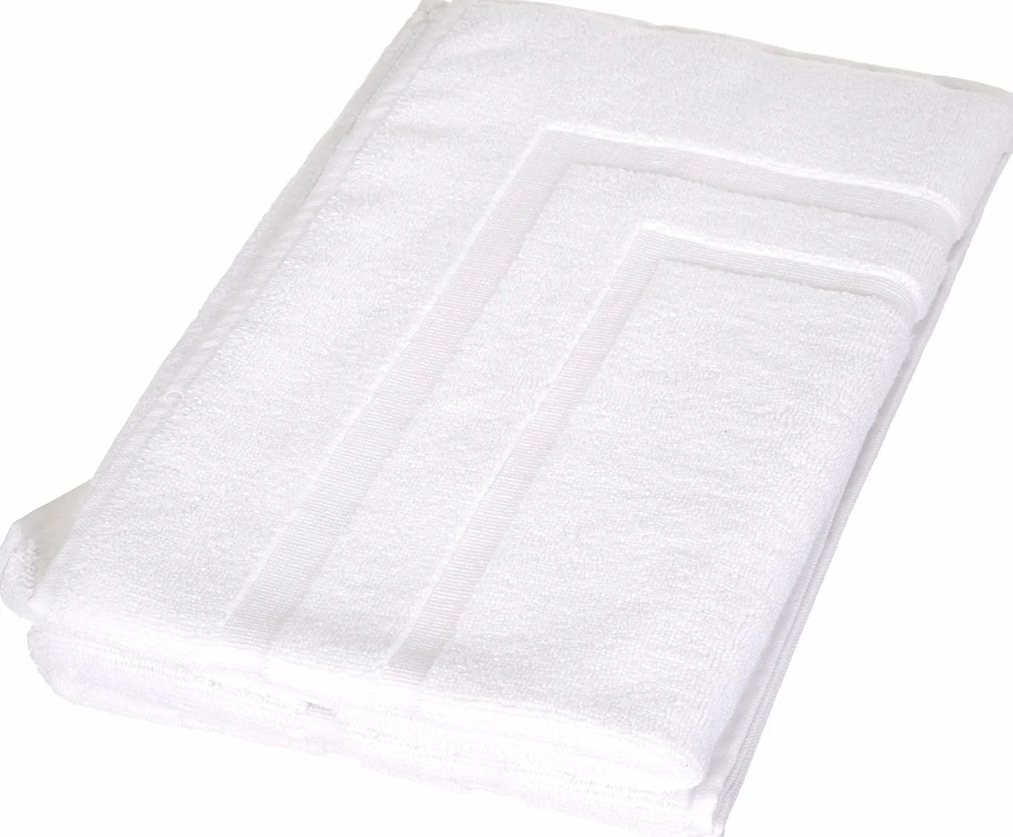 NatureMark Dywanik łazienkowy 100% bawełna 50 x 80 cm dwupak biały