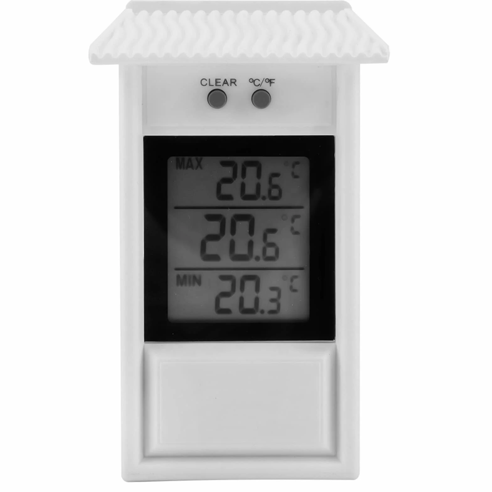 Wodoodporny Termometr Higrometrowy o Szybkiej Reakcji, Wyświetlacz Temperatury Wewnątrz/na Zewnątrz do Użytku Domowego, Zielonego Domu, Laboratoriów o Delikatnym Rozmiarze