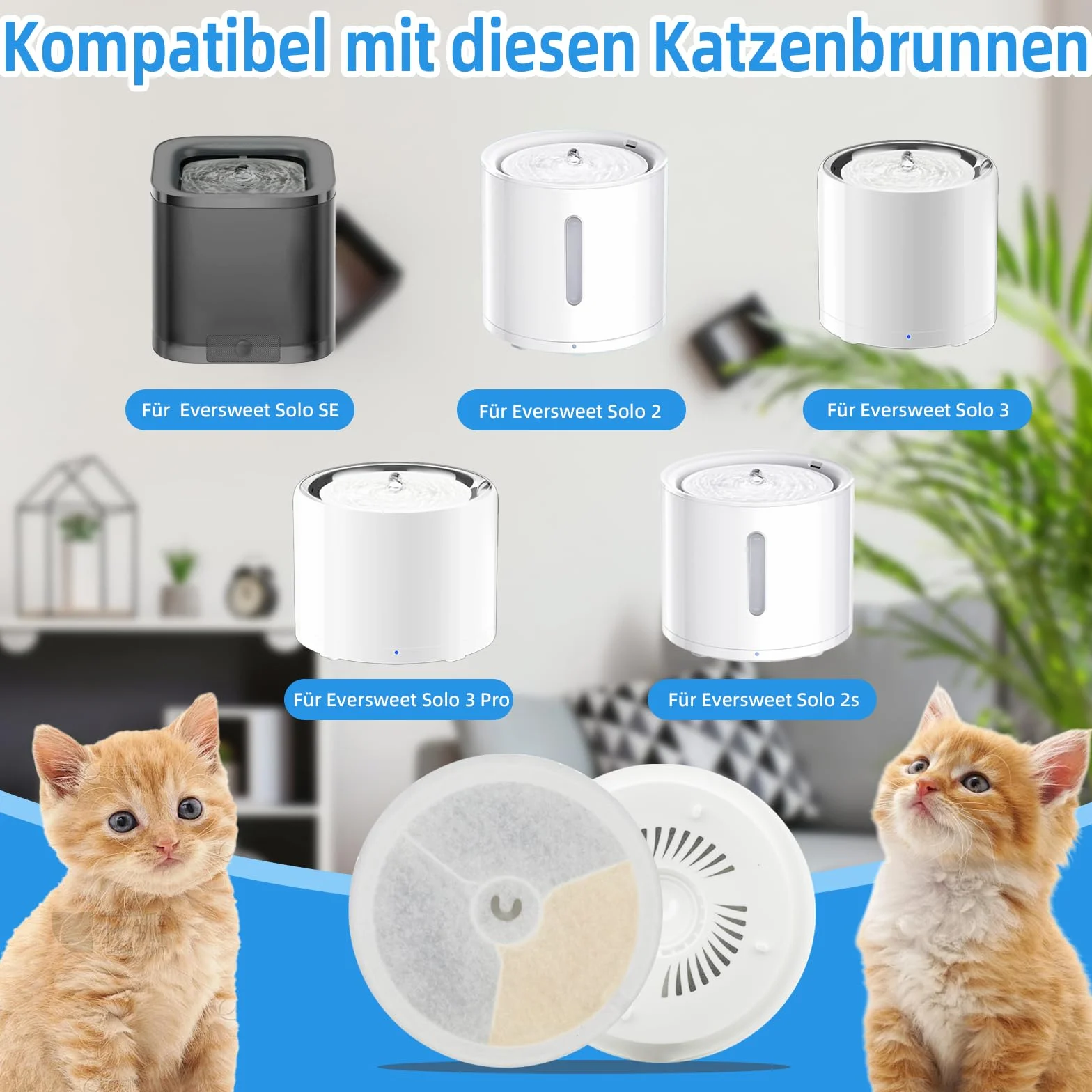 Pe-tkit Eversweet zestaw filtrów 4-stopniowy system czyszczenia 10 sztuk