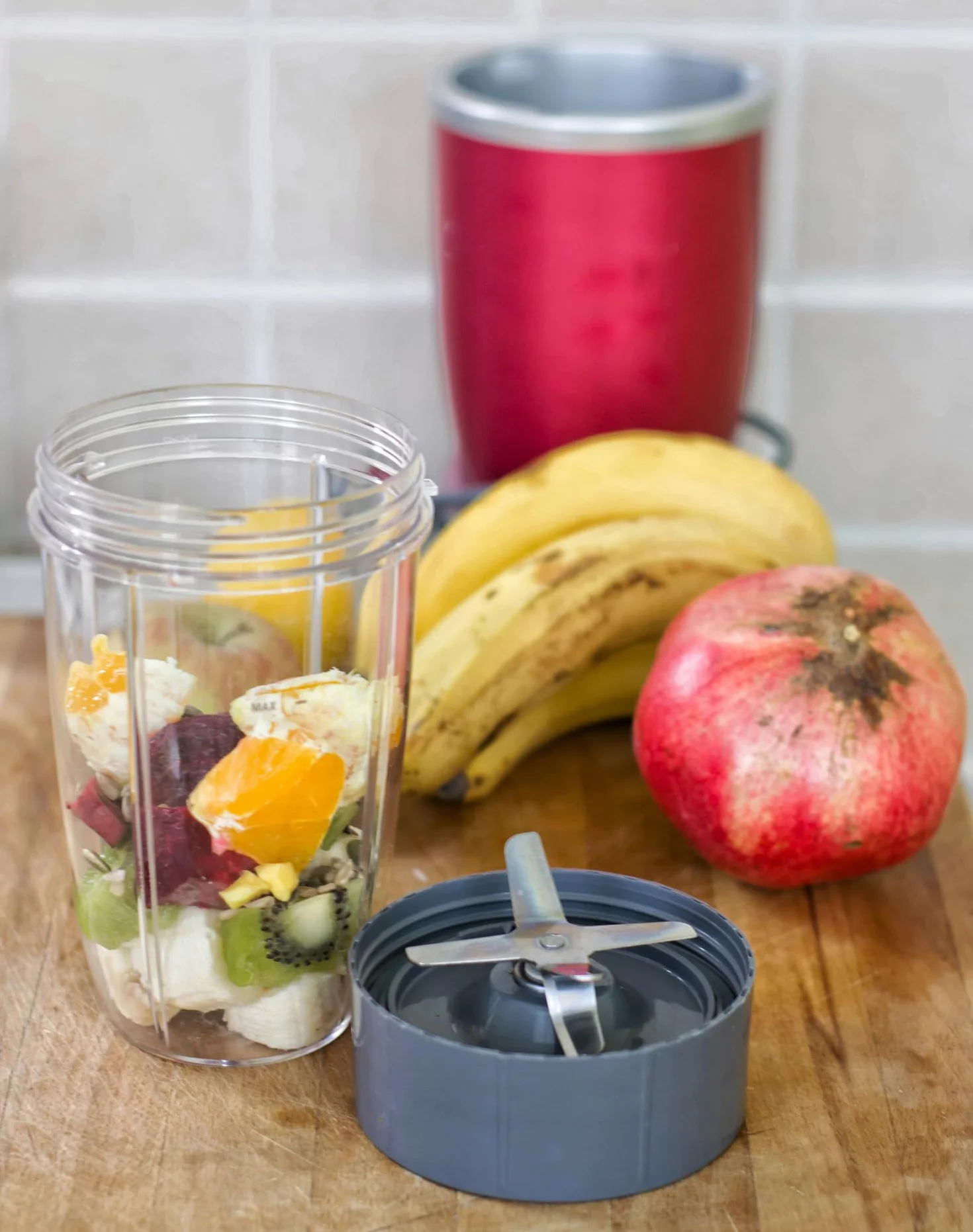 QWORK® 32OZ Juicer Cup Części zamienne kompatybilne z blenderem elektrycznym NutriBullet 900 W / 600 W (Opakowanie 2 szt)