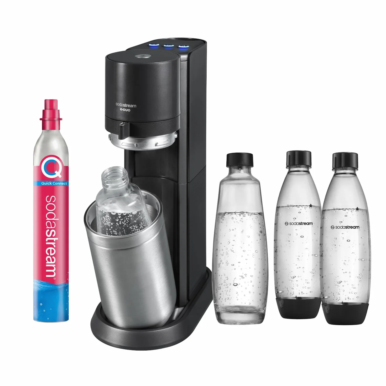 Sodastream Saturator do Wody, Czarny, 44 cm