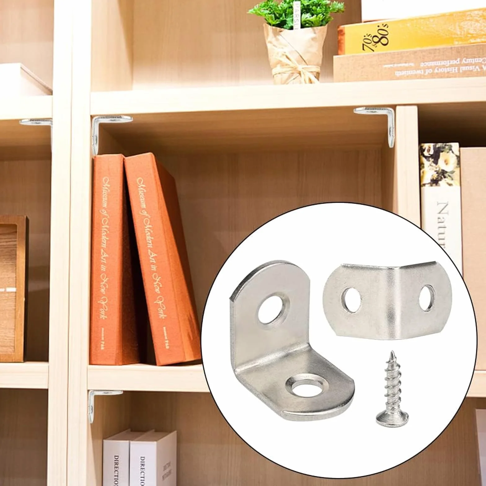12 sztuk stalowych złączy kątowych 90 stopni (20*20mm) – metalowe kątowniki z śrubami montażowymi – stabilne kątowniki L do montażu mebli (stoły, krzesła, regały, szafy)