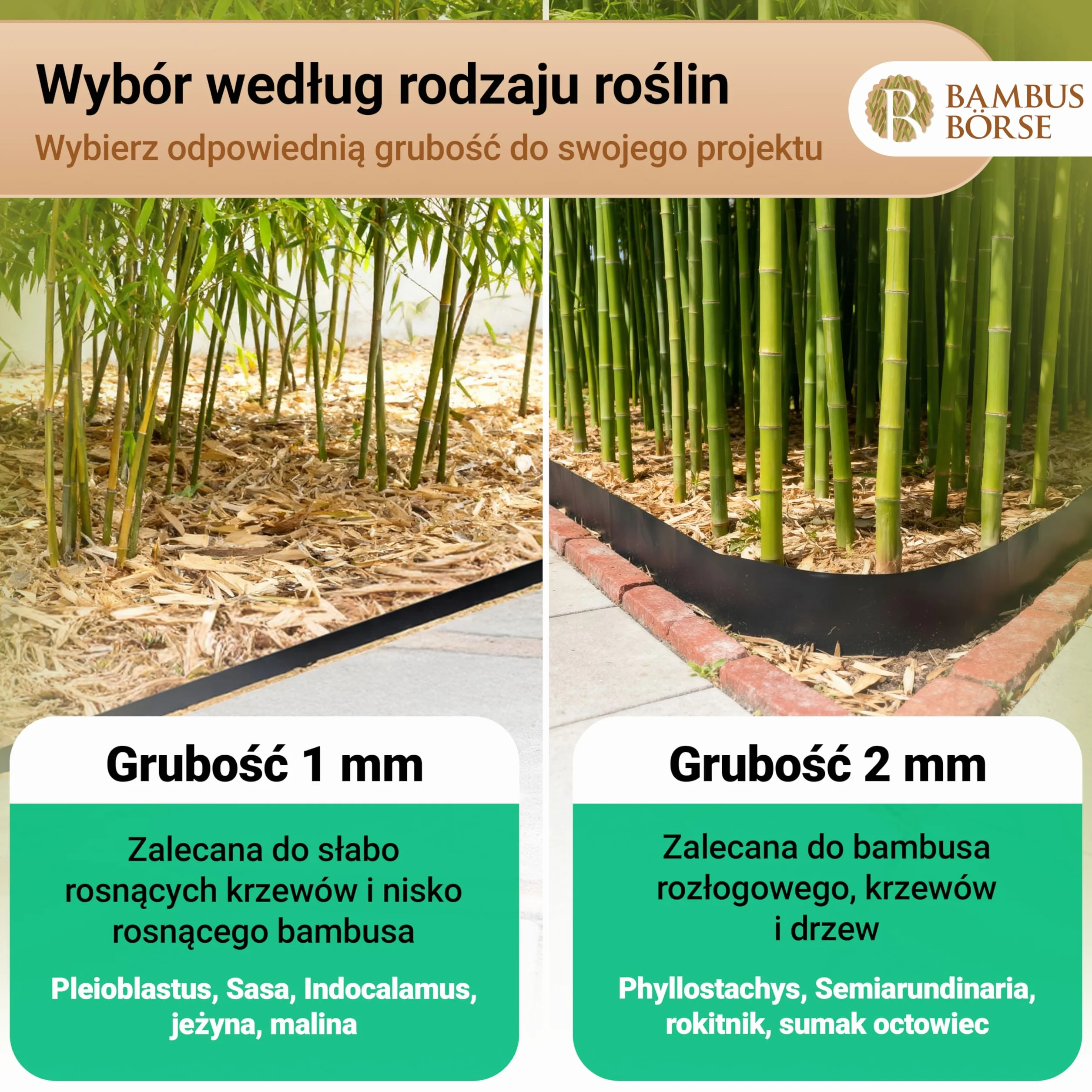 Ogranicznik korzeniowy Bariera kłącza grubość 2 mm, wysokość 100 cm, długość 5 metrów