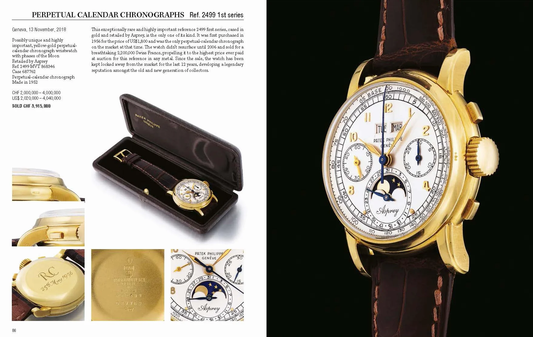 Investing in Wristwatches : Patek Philippe /anglais