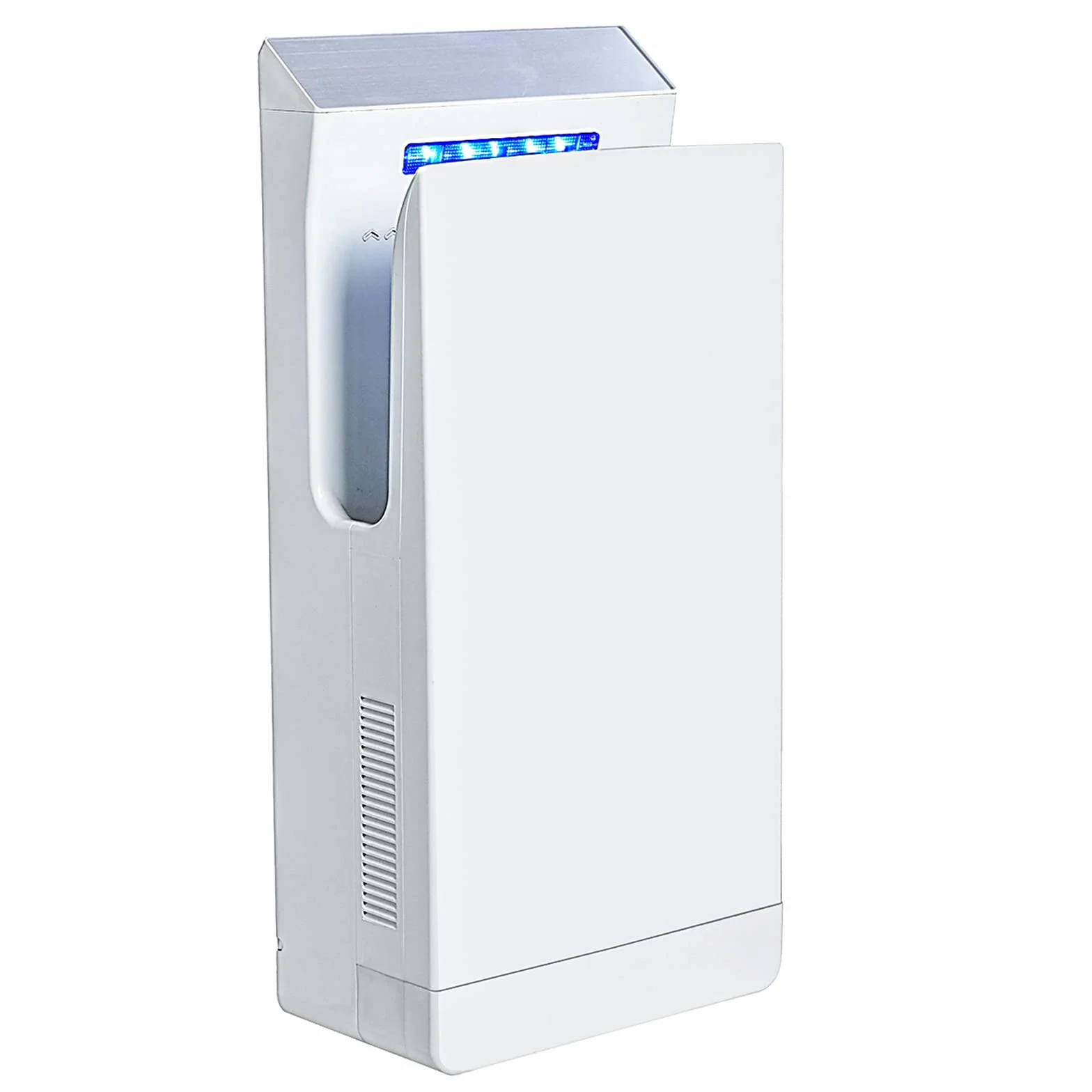 QL Elektryczna Suszarka do Rąk z Sterylizacji-UV i Filtrem-HEPA,Wysoka Prędkość 1350w,Funkcja Anionowego,do Toalet Komercyjnych,Biały
