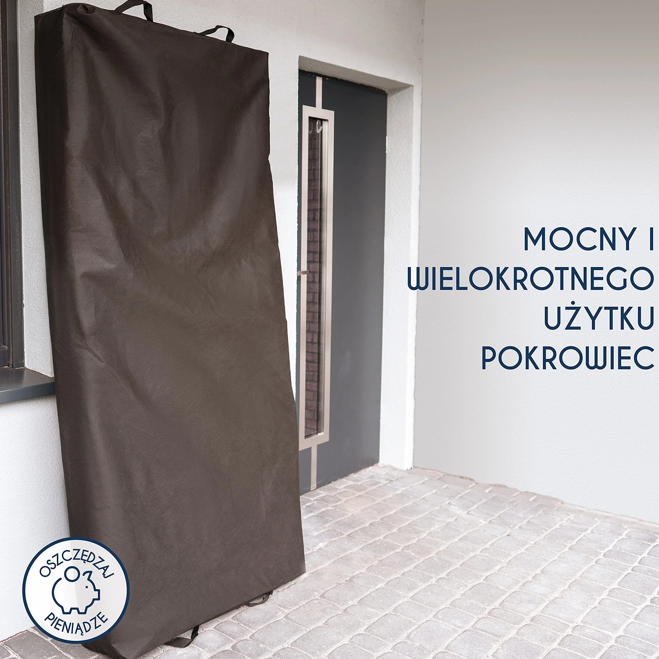 Pokrowiec na materac do przechowywania i przeprowadzki - Dla Materaca 200 X 200 (Dicke 30 cm) - 4 uchwyty i zamek błyskawiczny – kompleksowa ochrona materaca, wodoszczelna torba do przechowywania