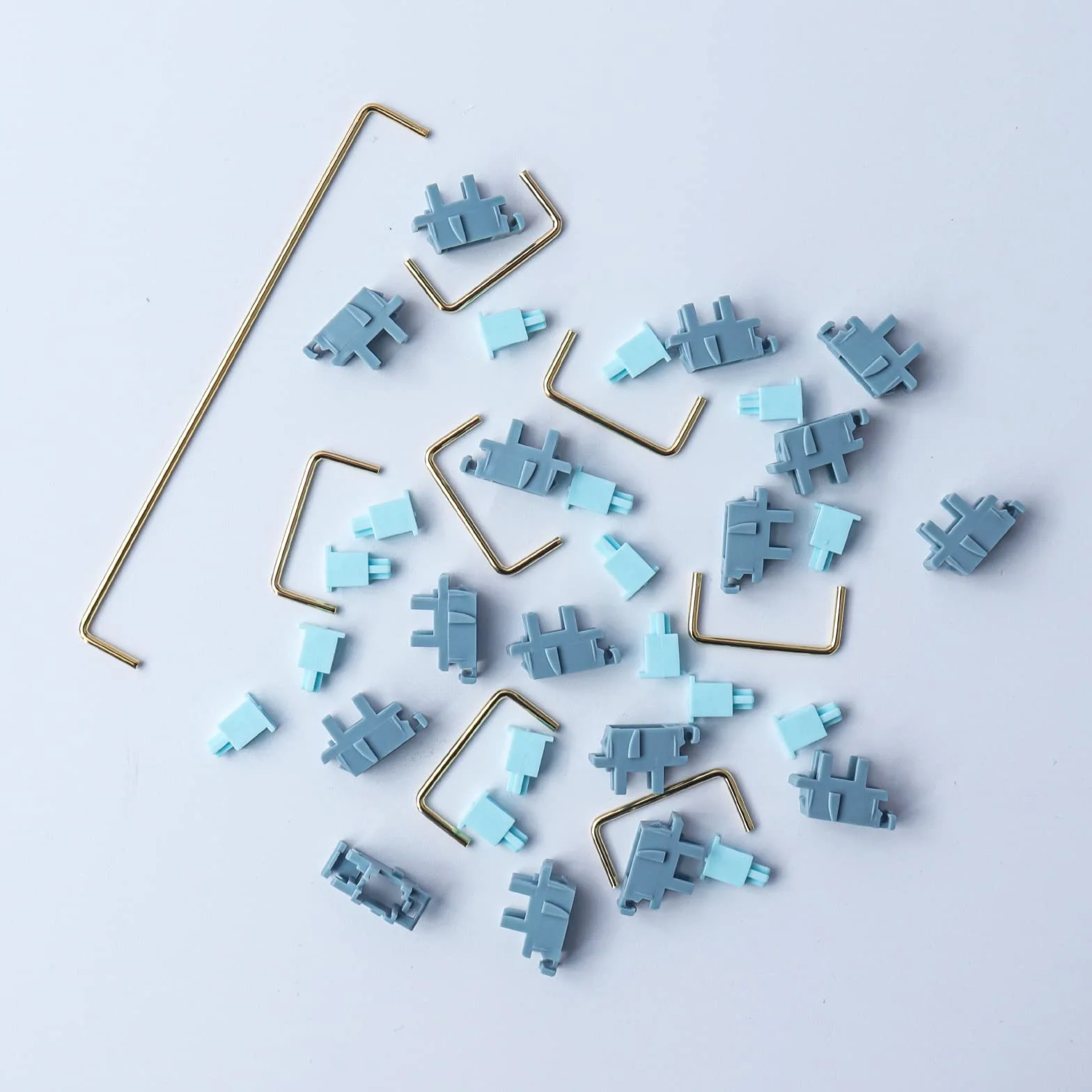 V3 PCB Plate Mount Stabilizers Satellite Axis 2u 6.25u Stabilizator do montażu Screw-in Mechanical Keyboard Customized Repair Plate Stabilizer for Cherry MX Mechanical Keyboard