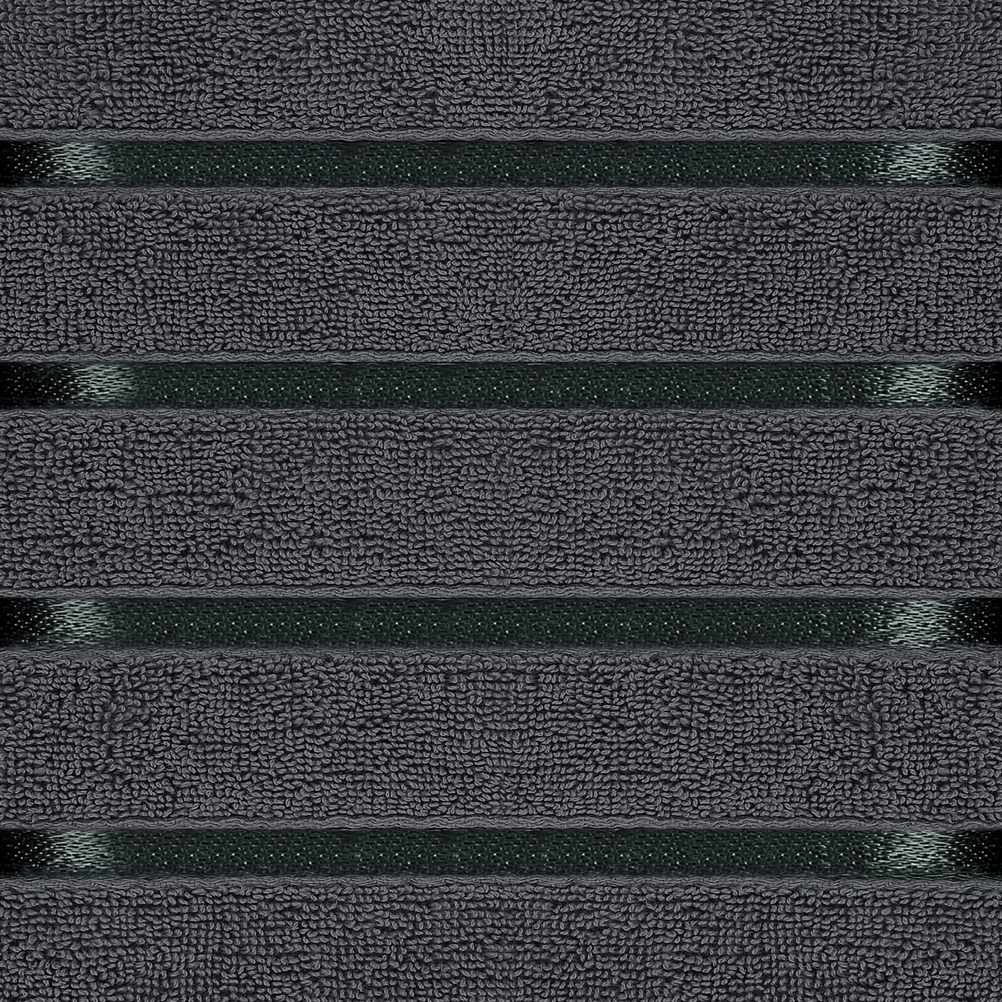 Utopia Towels 8-częściowy zestaw luksusowych ręczników, 2 ręczniki kąpielowe, 2 ręczniki do rąk i 4 ściereczki do czyszczenia, 600 g/m², 100% bawełna, wysoce chłonne ręczniki z wiskozy, kolor szary