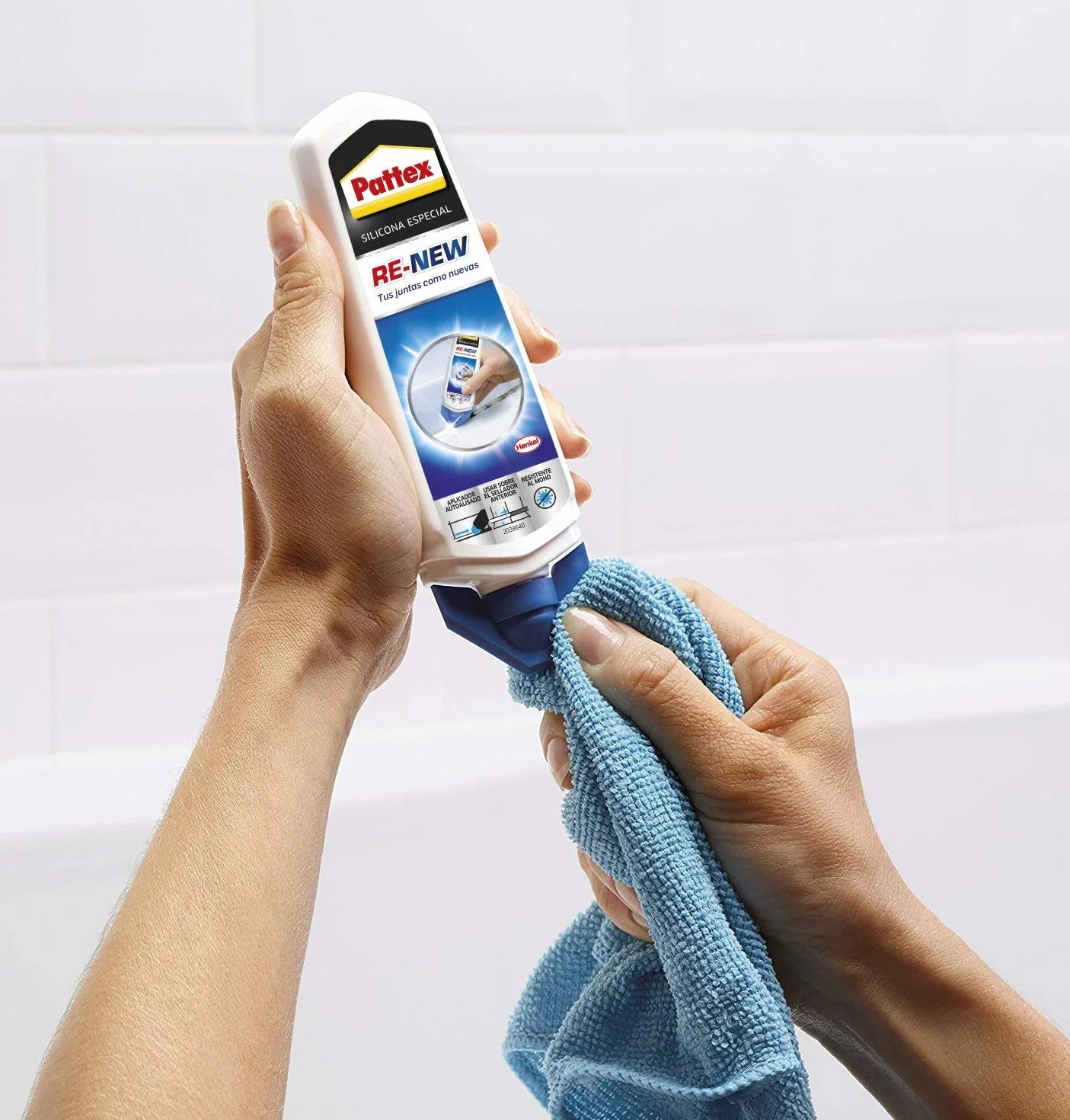 Pattex Re-nowy silikonowy środek uszczelniający, biały (może nie być dostępny w języku polskim)