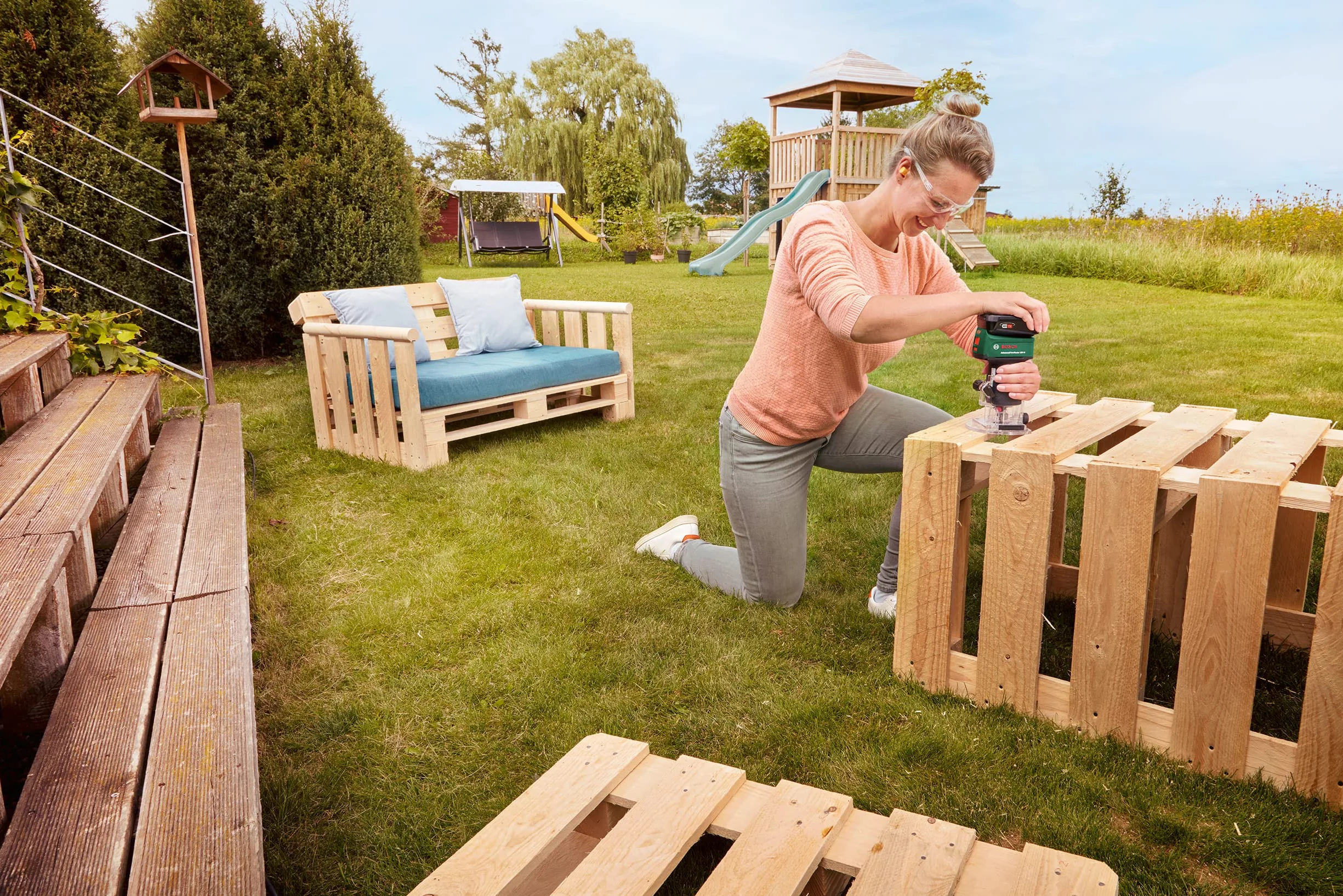 Bosch Accessories 1 x prowadnica równoległa (do Advanced TrimRouter 18V-8, akcesoria frezarka)