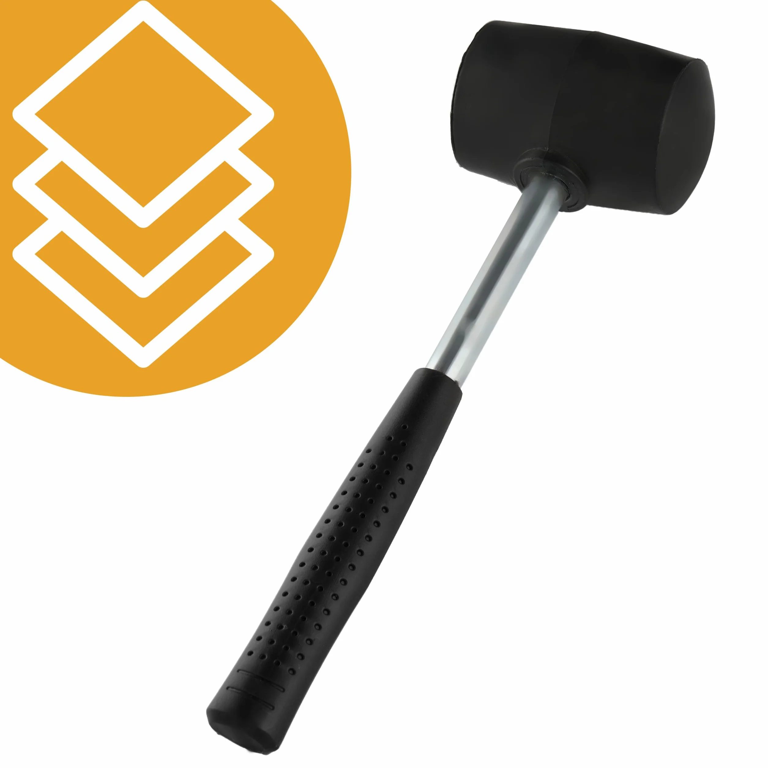 Młotek gumowy 350g metalowa rączka