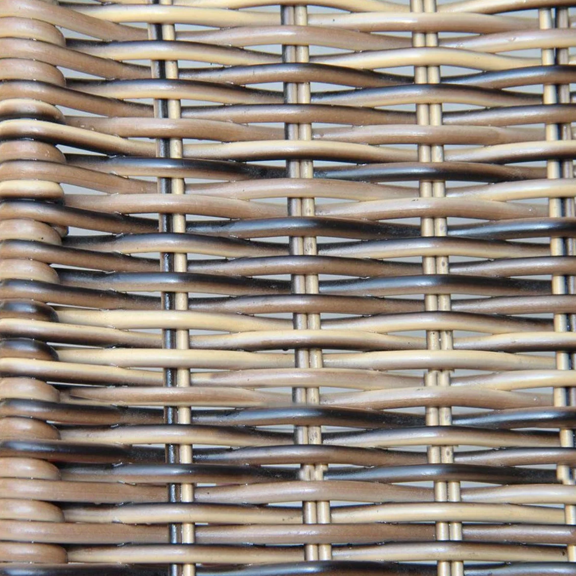 OUdini Plastikowy Rattanowy Materiał Do Naprawy, Okrągły Rattanowy Pasek Z Syntetycznego Rattanu O Szerokości 3 Mm, Tkany Wiklinowy Kosz Do Przechowywania Tkanego Lub Rattanowego Krzesła Repai/Black/6