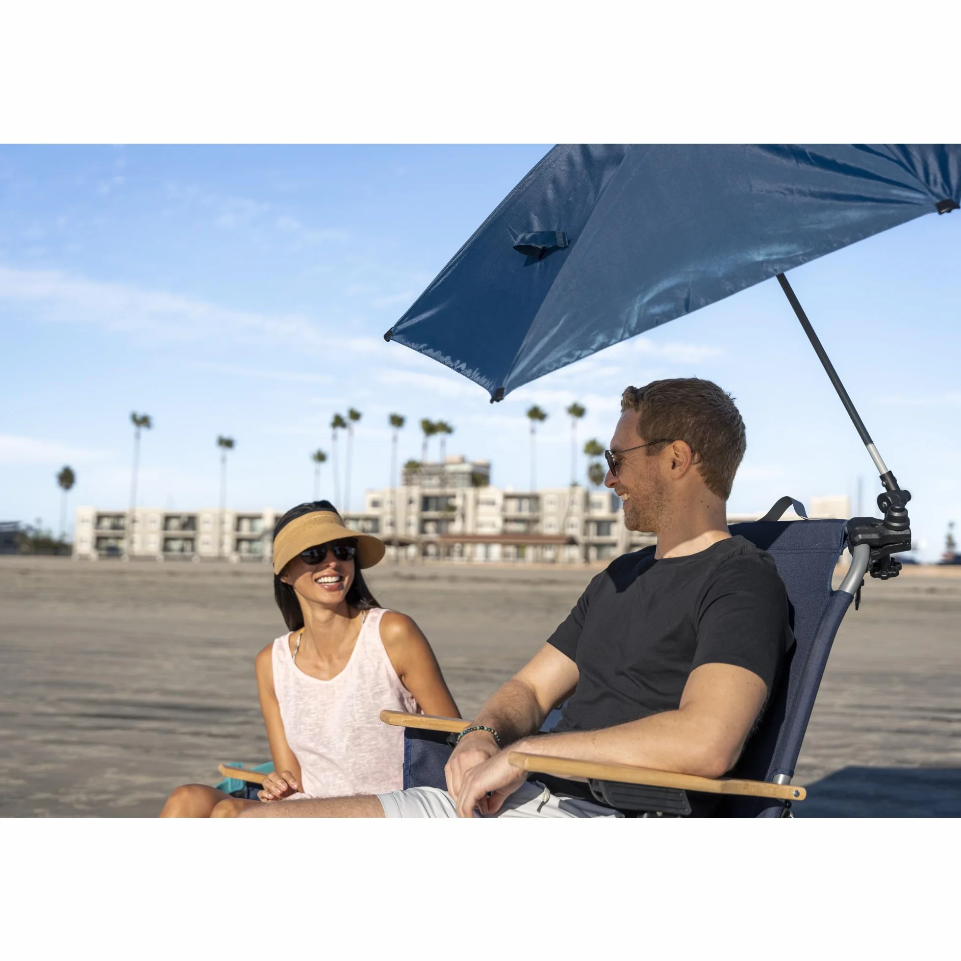 Sport-Brella Versa-Brella SPF 50+ regulowany parasol z uniwersalnym zaciskiem, Versa Navy