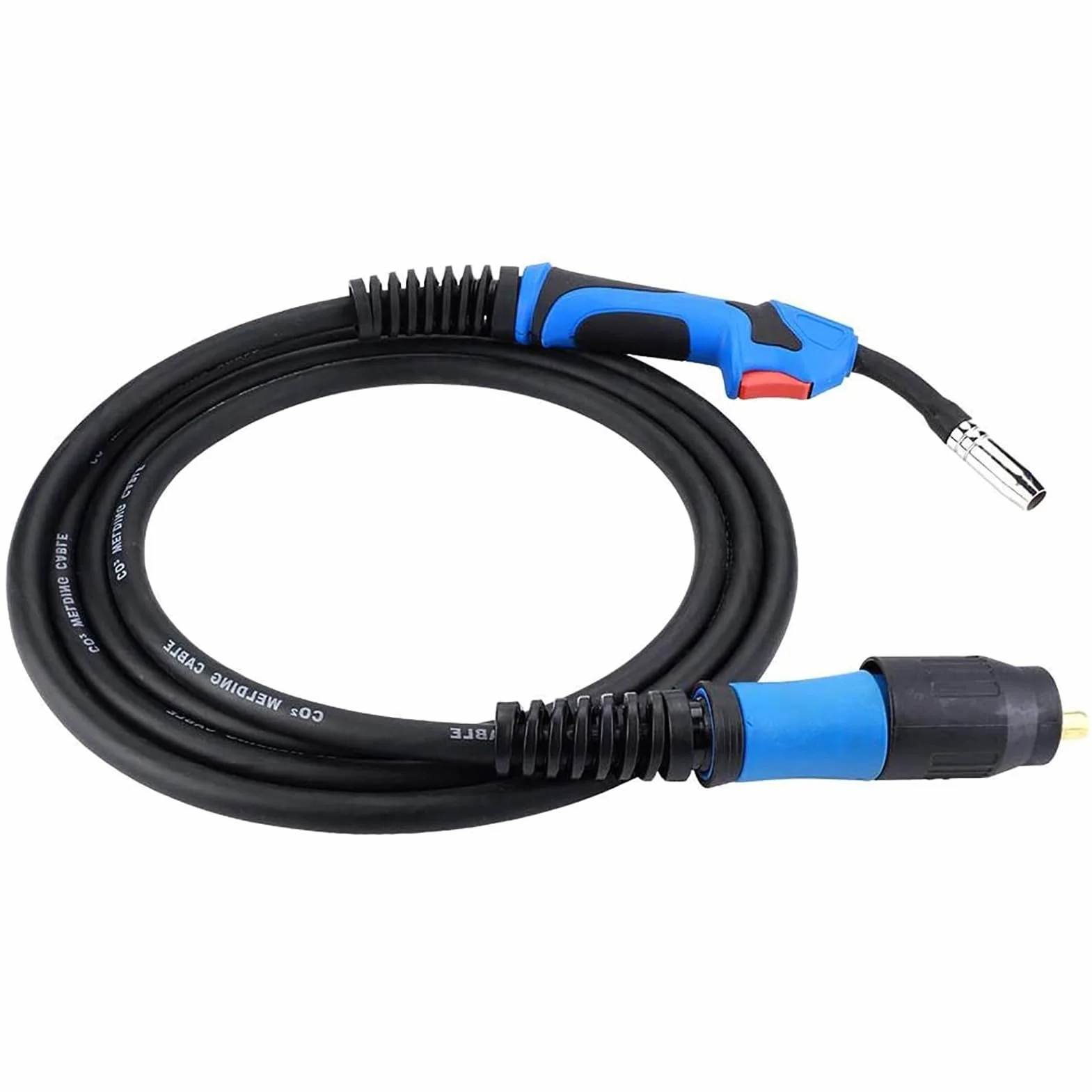 Estink MIG/MAG palnik spawalniczy, pakiet węży MB15 Welding Torch CO², gaz ochronny, palnik spawalniczy 3,8 m, z przyłączem centralnym Euro