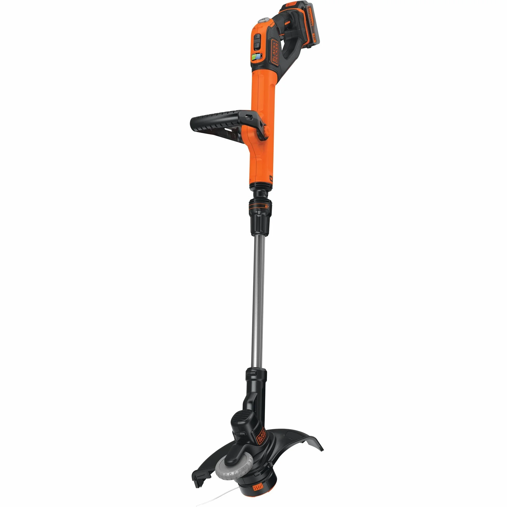 BLACK+DECKER, Powercommand, Power Select, STC1840EPC Podkaszarka akumulatorowa o szerokości cięcia 30 cm, 18V, 4.0 Ah, akumulator litowo-jonowy
