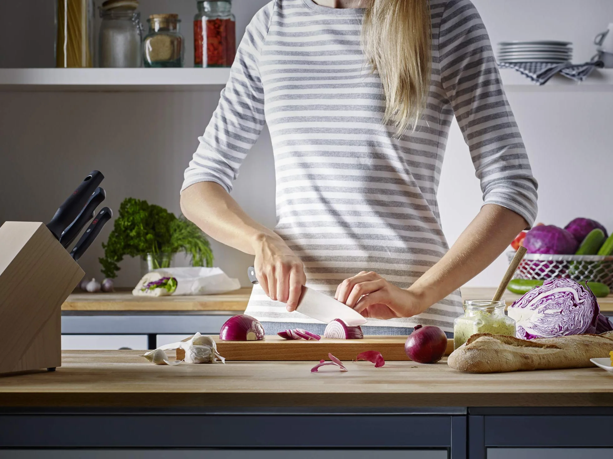 WÜSTHOF Gourmet Zamiennik noży do warzyw 6 cm 8 cm czarny srebrny