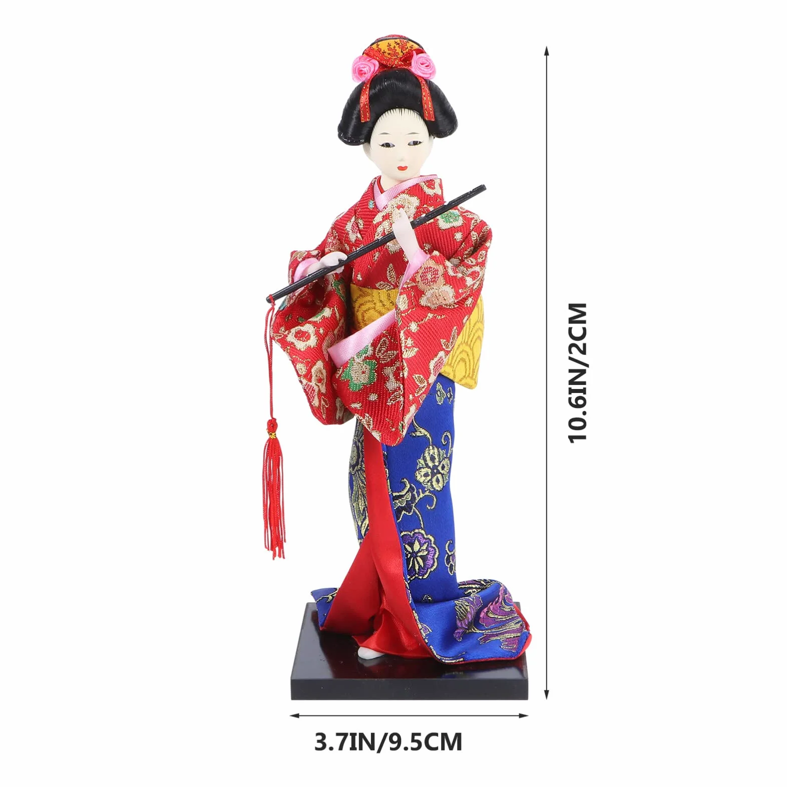 BESTonZON Japońskie figurki gejszy, tradycyjna lalka gejsza, dekoracja, kimono, azjatycka, gejsza, przedmiot kolekcjonerski, dekoracja stołu do salonu, sypialni, domu, biura, sushi, baru, dekoracji