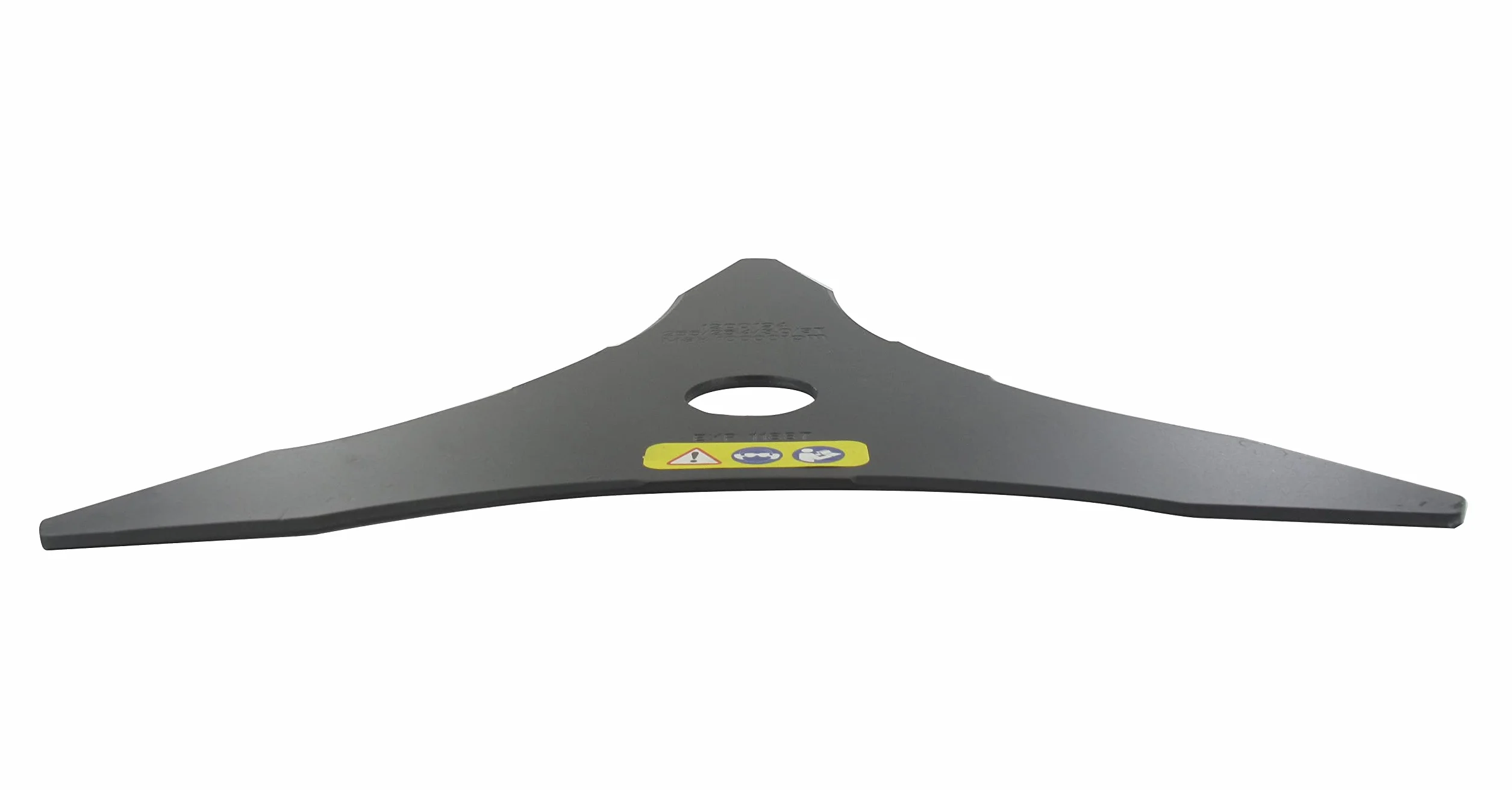 GREENSTAR - 3 noże zębowe – do cięcia dzikich ziół, twardej, sfilcowanej trawy i zarośli – średnica zewnętrzna 255 mm, średnica otworu 25,4 mm, grubość 3 mm – profesjonalna jakość