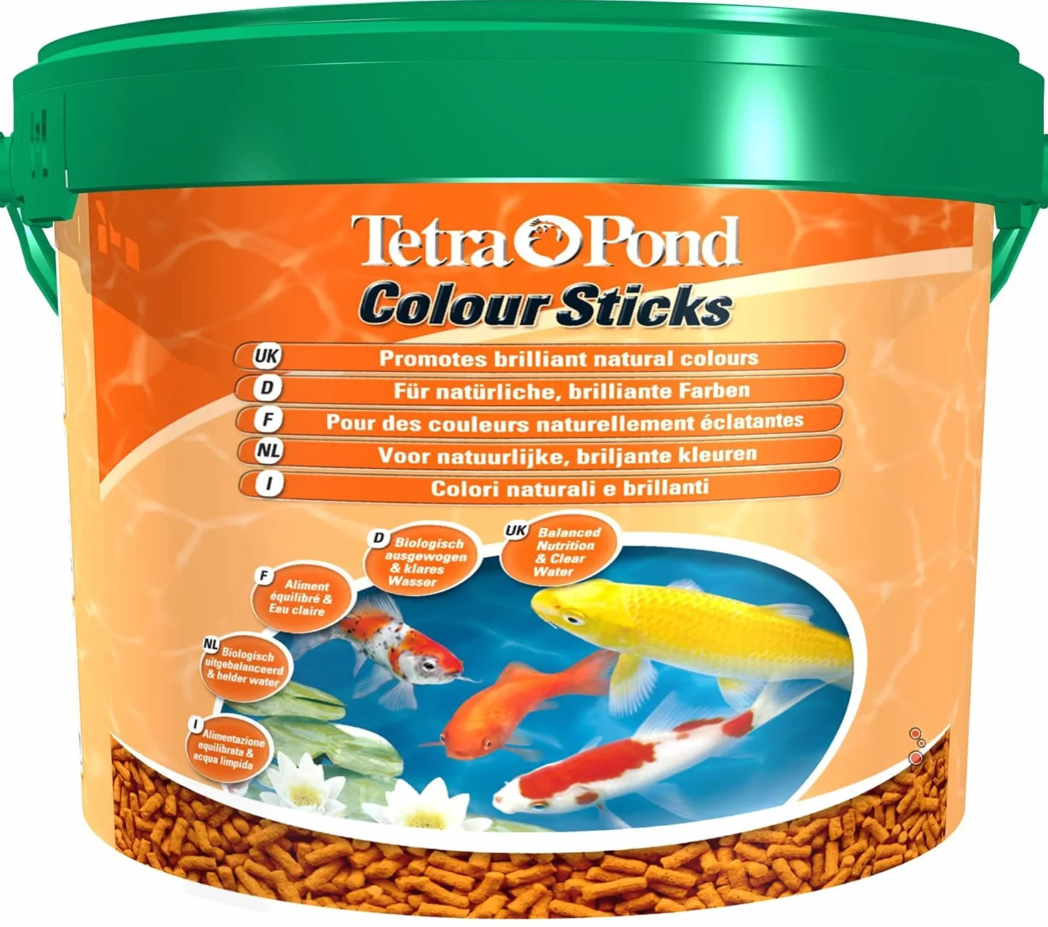Tetra Pond Fish Food kolorowe patyczki 750 g - z karotenoidami dla lepszego koloru