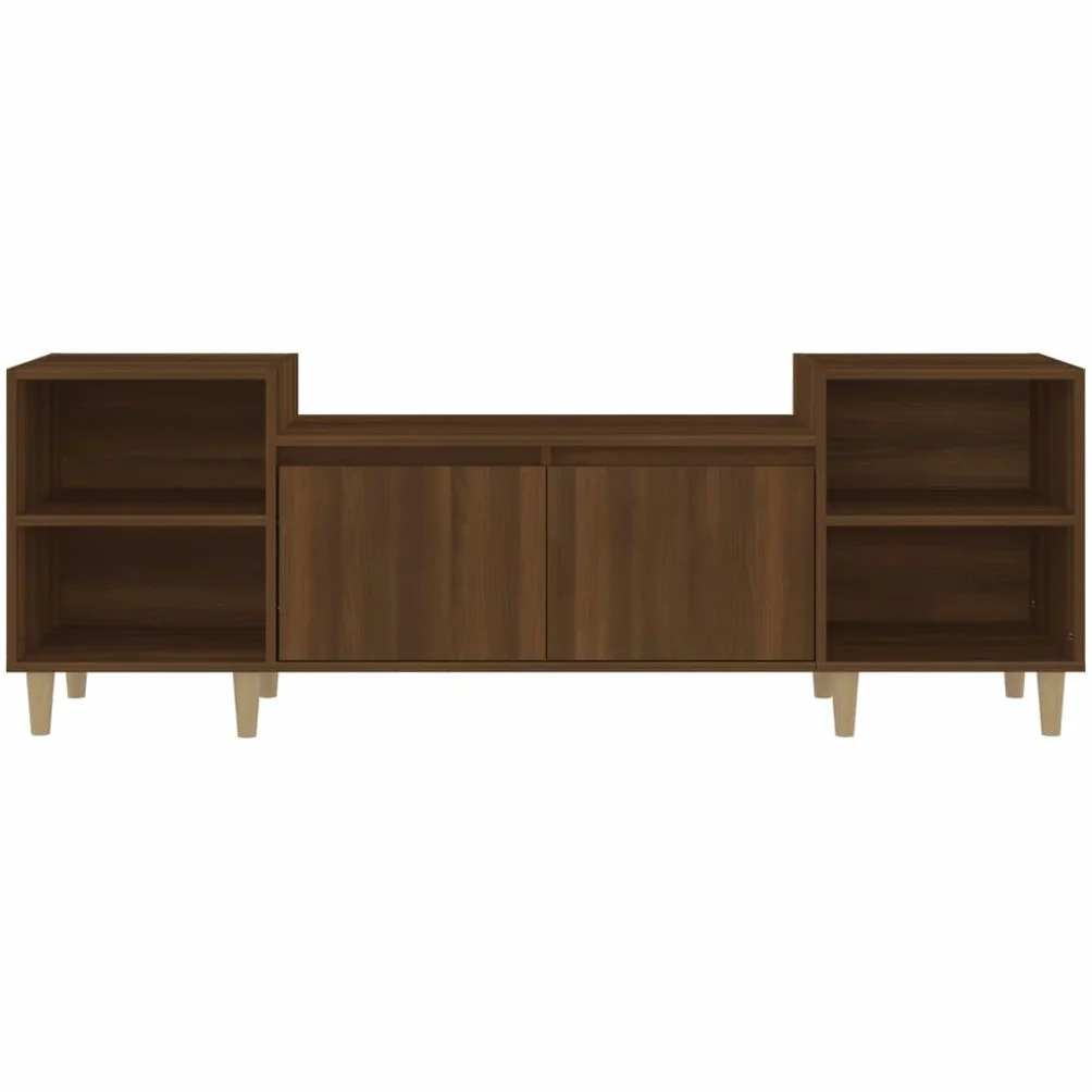 vidaXL Szafka pod telewizor, brązowy dąb, 160x35x55 cm, szafka telewizyjna, szafka pod telewizor, szafka pod tv, szafki telewizyjne