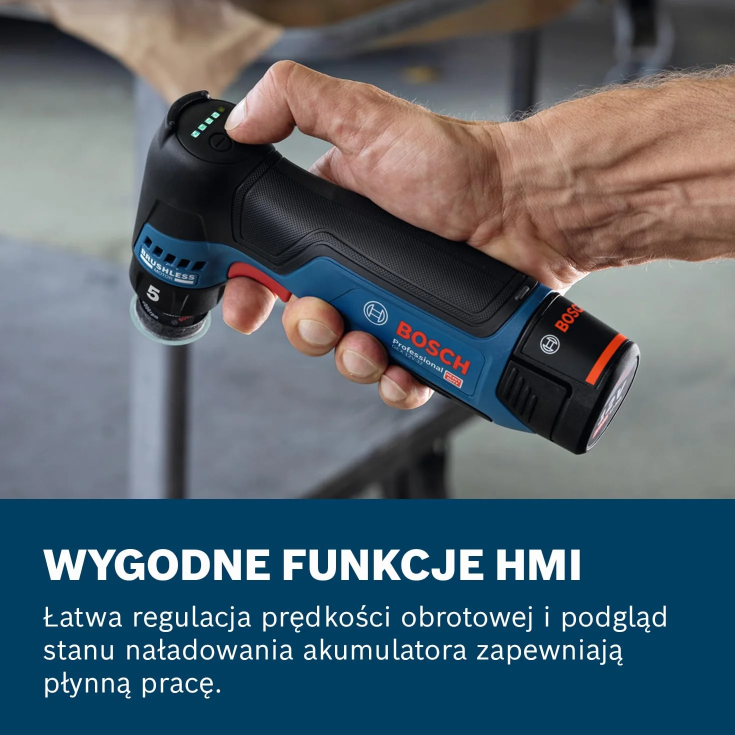 Bosch Professional 12V System Akumulatorowa szlifierka mimośrodowa GEX 12V-32 (talerz oporowy 32 mm z mocowaniem na rzepy, talerz oporowy 32 mm z mocowaniem na klej)