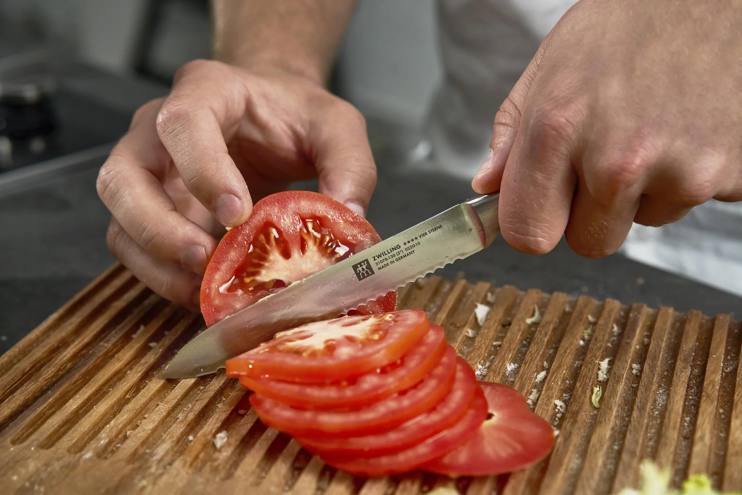ZWILLING Nóż uniwersalny 13 cm stal nierdzewna ergonomiczny uchwyt czarny Made in Germany
