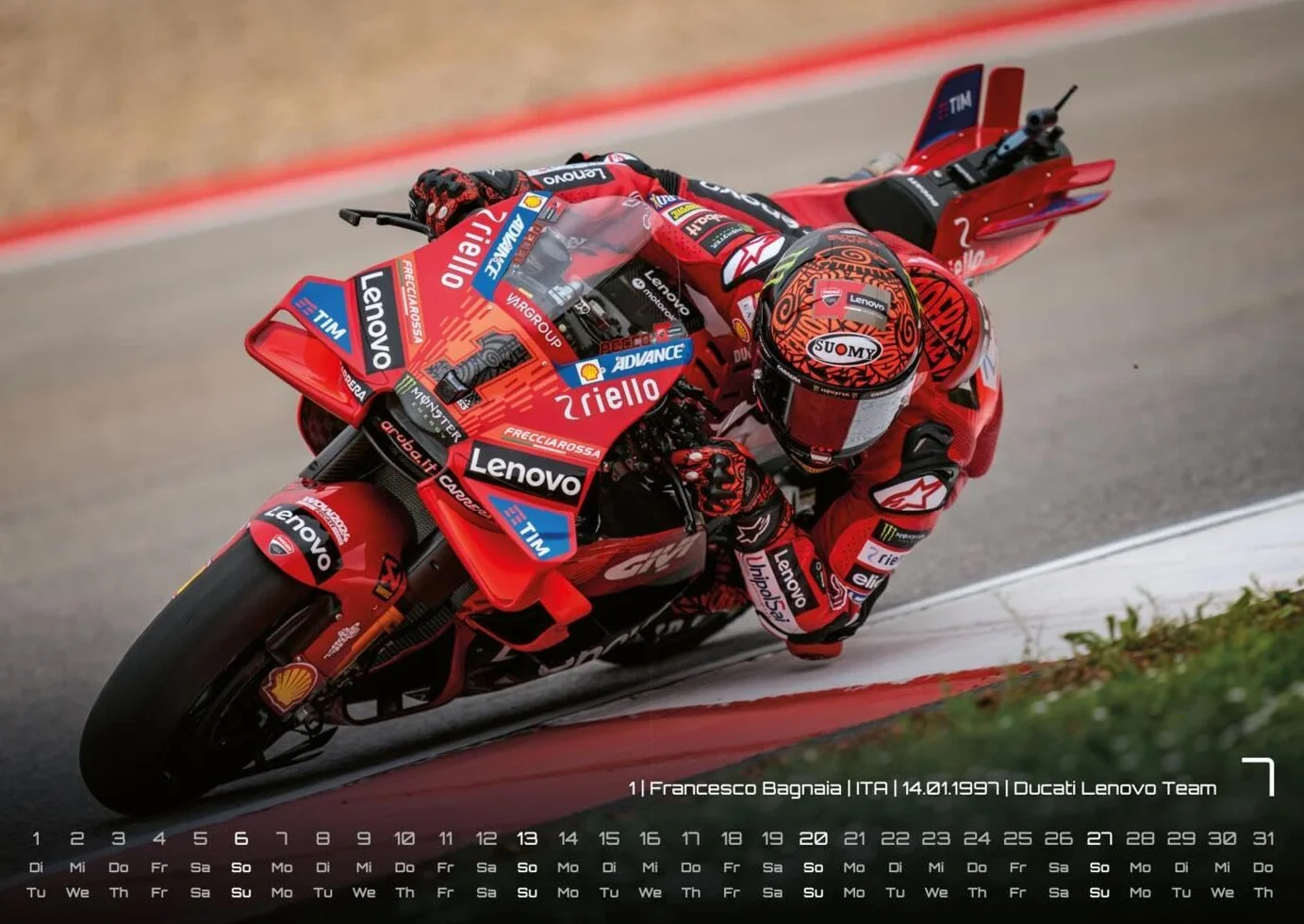 Motorrad Grand Prix 2025 - Kalender | MotoGP DIN A2: Der Wandkalender für alle Zweirad-Verrückten und Fans der MotoGP für das Jahr 2025 im extragroßen Format DIN A2 (ca. 60 x 42 cm)!