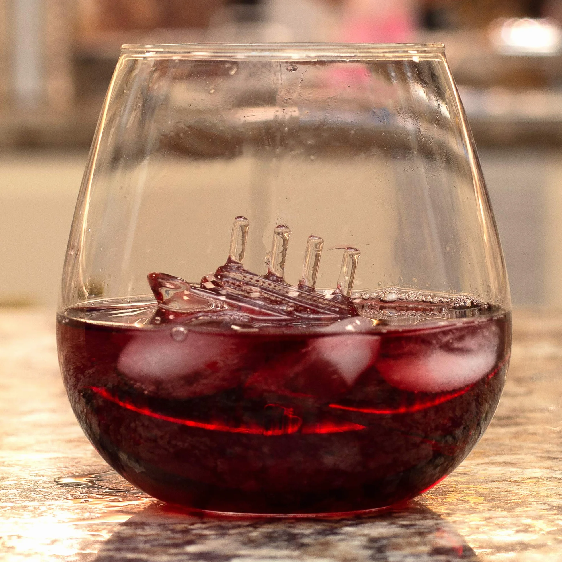 Okręt w szklance 550 ml szklanka na whisky i koktajle