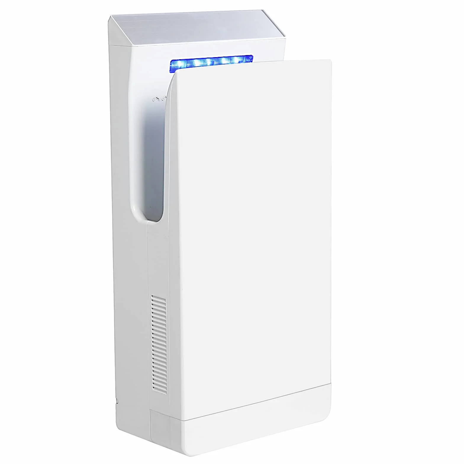 QL Elektryczna Suszarka do Rąk z Sterylizacji-UV i Filtrem-HEPA,Wysoka Prędkość 1350w,Funkcja Anionowego,do Toalet Komercyjnych,Biały