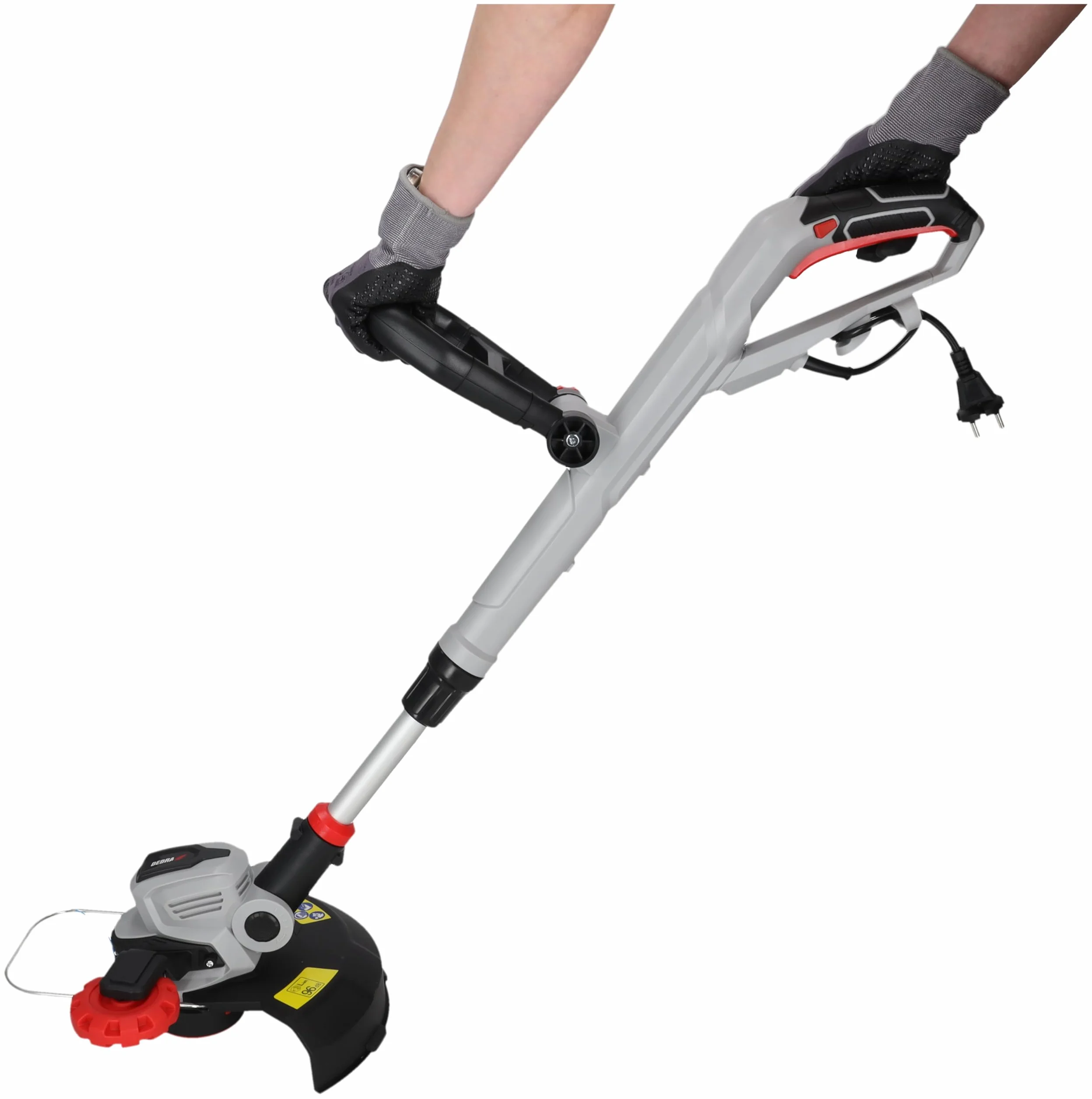 Dedra Elektryczna podkaszarka do trawy Garden DED8695 550 W, 10000 obr./min, w opakowaniu kartonowym, średnica cięcia Ø 30 cm, mocna 550 W, ergonomiczna waga 2,1 kg, regulowany i wygodny uchwyt