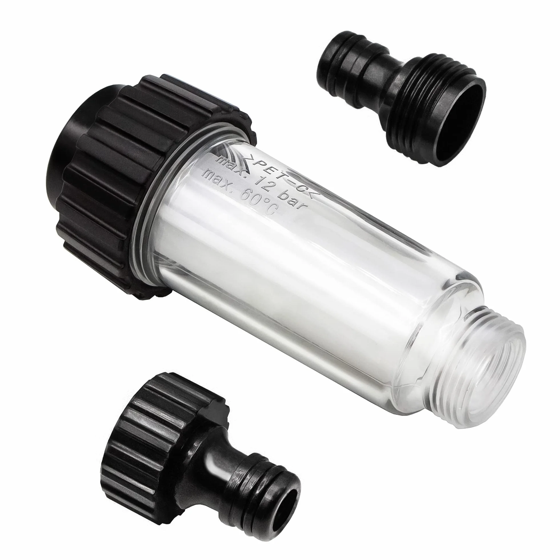 VARIOSAN Filtr do wody, w zestawie adapter 15648, 24 mm, do myjki wysokociśnieniowej, pompy lub kampera, pasuje m.in. do Kärcher 4.730-059.0