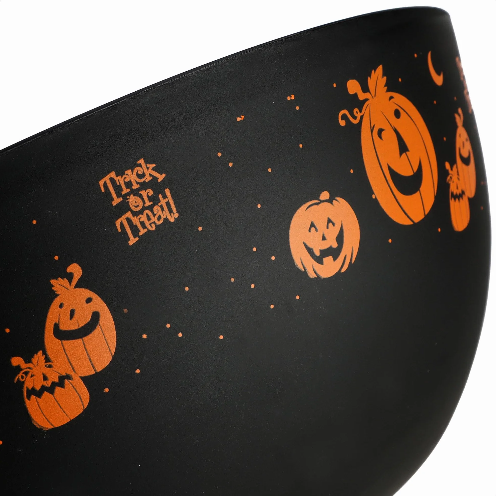 COM-FOUR® 7-częściowy zestaw misek na przekąski Halloween dynie