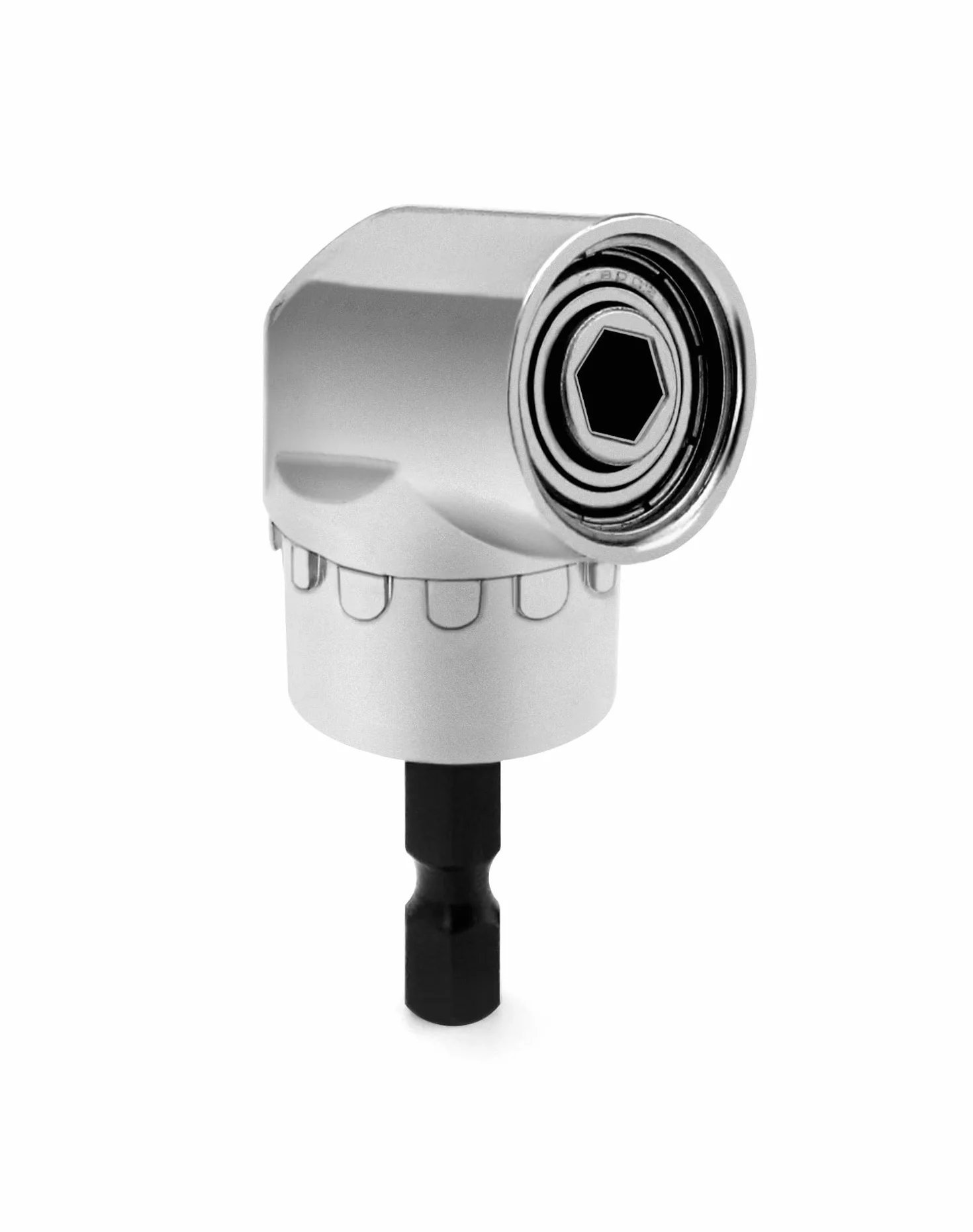 QWORK® 105 ° kątowy adapter do śrubokręta kątowego, szybkowymienny magnetyczny uchwyt na bity 1/4 cala z sześciokątnym wałem, wielofunkcyjna wiertarka kątowa