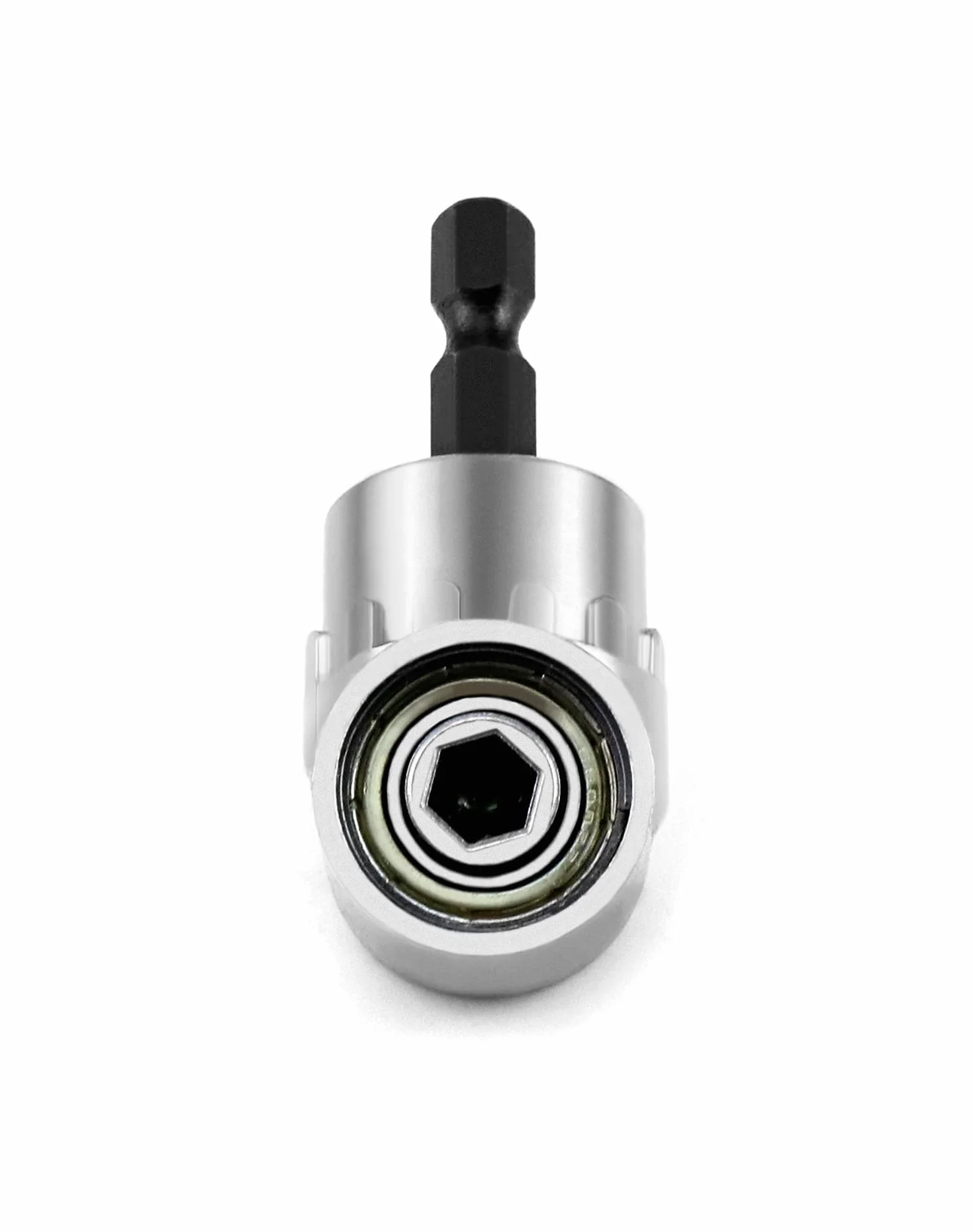 QWORK® 105 ° kątowy adapter do śrubokręta kątowego, szybkowymienny magnetyczny uchwyt na bity 1/4 cala z sześciokątnym wałem, wielofunkcyjna wiertarka kątowa