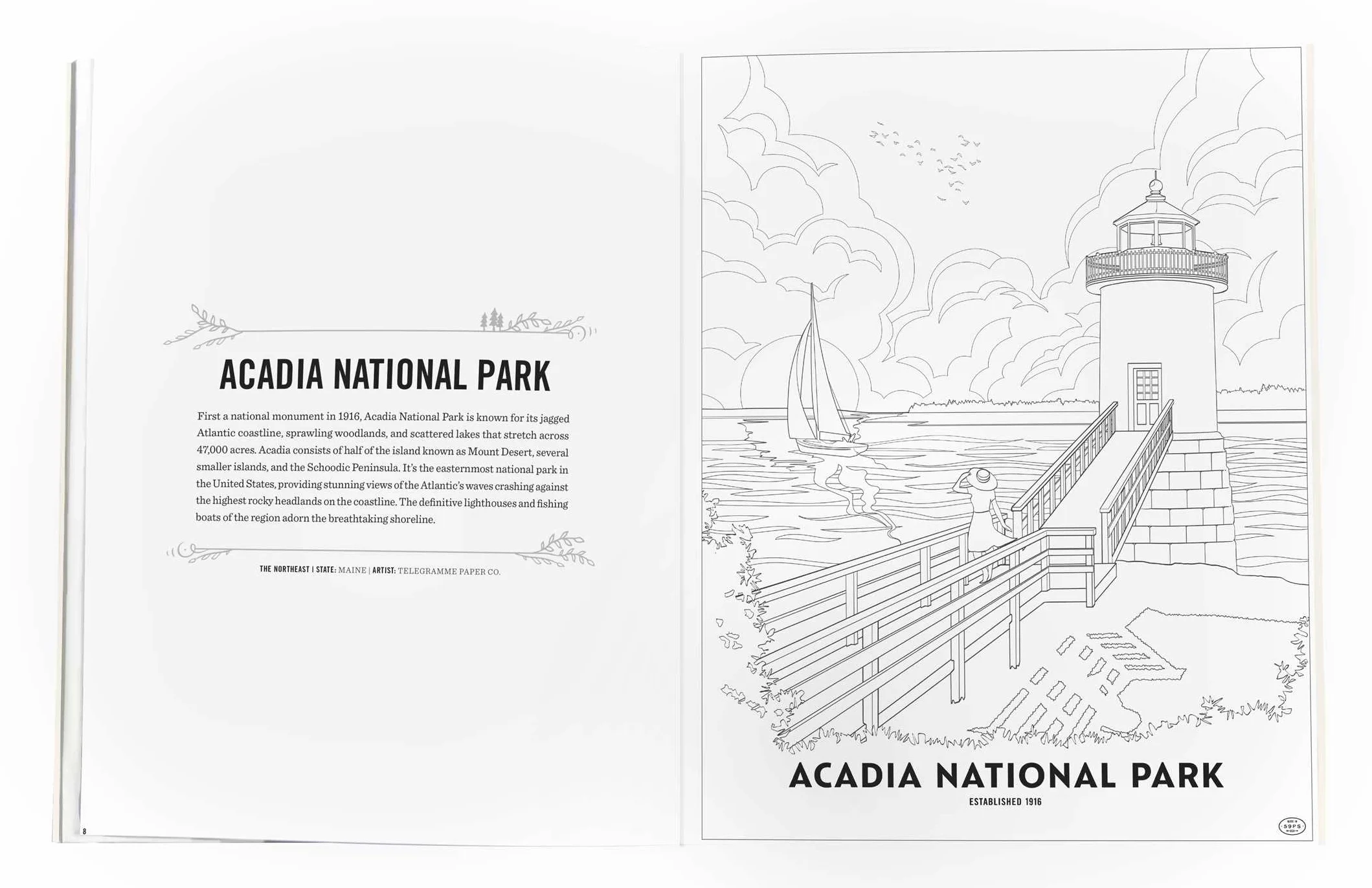 The Art of the National Parks: Coloring Book (Fifty-Nine Parks, Coloring Books)