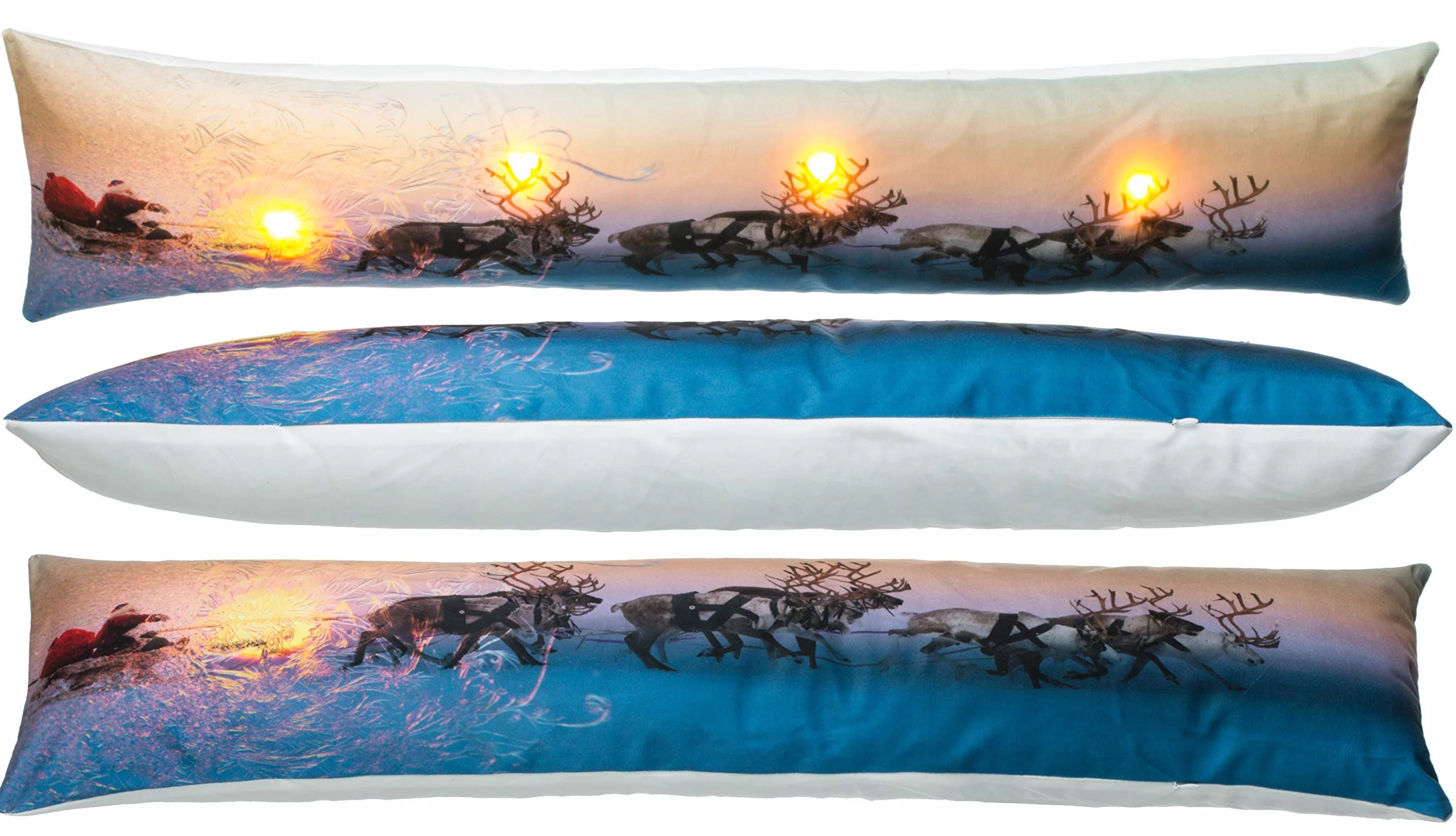 Brandsseller LED podświetlana pętla drzwiowa z timerem, poduszka antyprzepływowa, dekoracyjna 90 x 20 cm