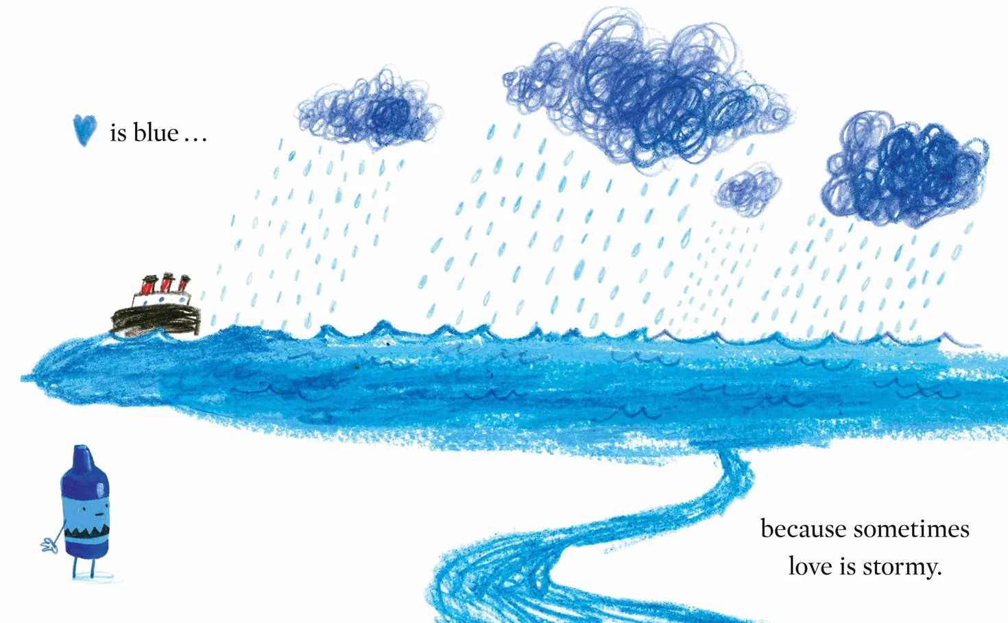 Love from the Crayons: A Beautifully Illustrated Children's Story of Love and Friendship