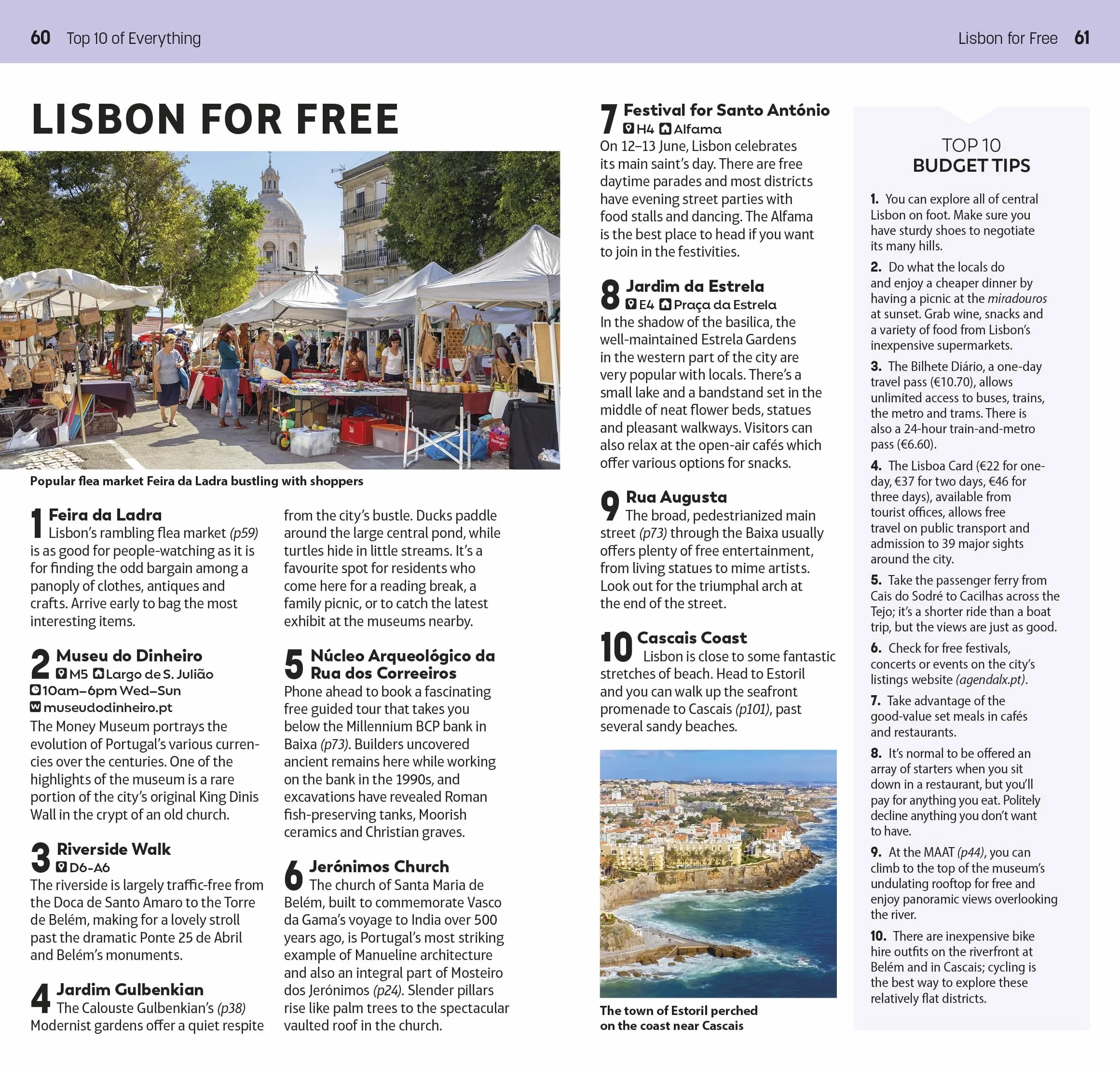 DK Top 10 Lisbon: Top 10 lists for your perfect trip, plus an all-weather folded map