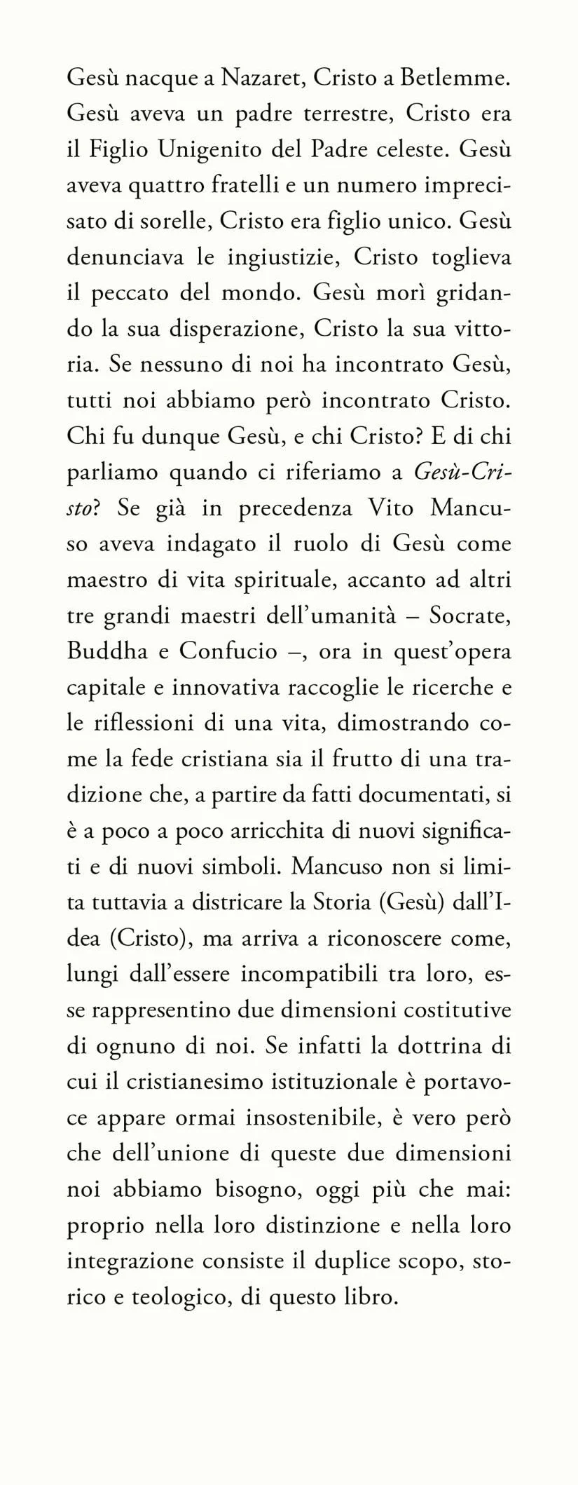 Gesù e Cristo