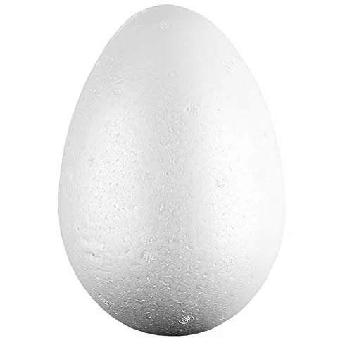 Styropianowe jajko 2-częściowe 20 cm Ø 14 cm duże podzielne