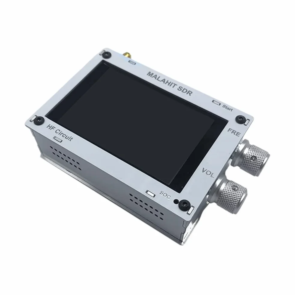 50K-250MHz 400M-2GHz SDR Pro odbiornik malachitowy All-Band Aviation Band odbiornik radiowy z ekranem dotykowym 3,5 czarny