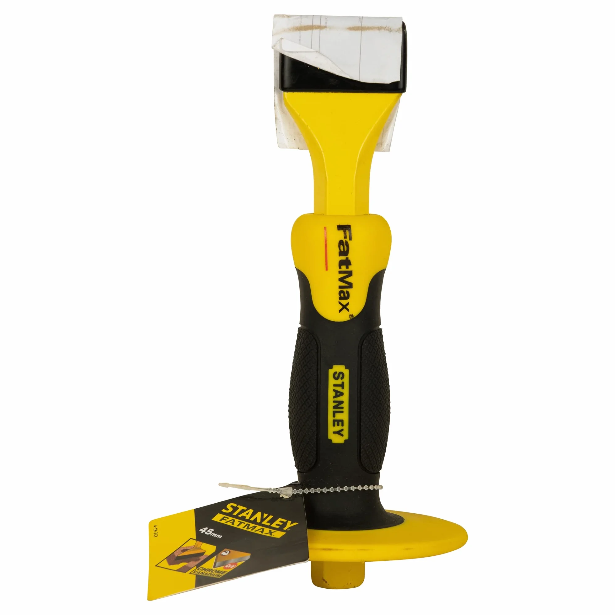 STANLEY Praktyczny Cincel albañil boca ancha FatMax z protector 45 x 215mm dla profesjonalistów i majsterkowiczów do codziennego użytku 215mm