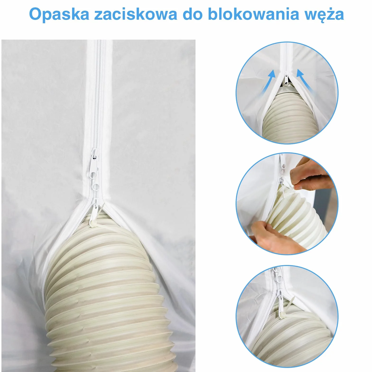 REDTRON 90 x 210 CM Uszczelka drzwi z zamkiem błyskawicznym do przenośnego klimatyzatora, osłony wymiany powietrza z zamkiem błyskawicznym do suszarek bębnowych i suszarek wydechowych, blokada powietrzna do mocowania do drzwi, nie ma potrzeby wiercenia ot