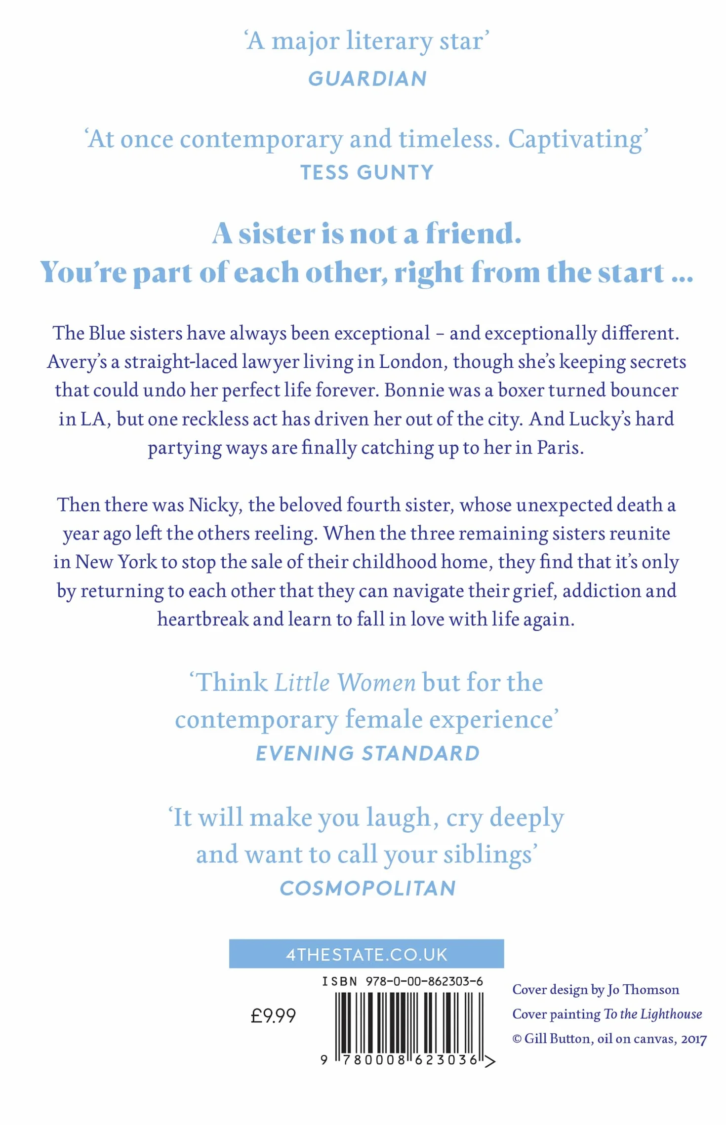 Blue Sisters: The instant top ten bestseller from the author of Cleopatra and Frankenstein