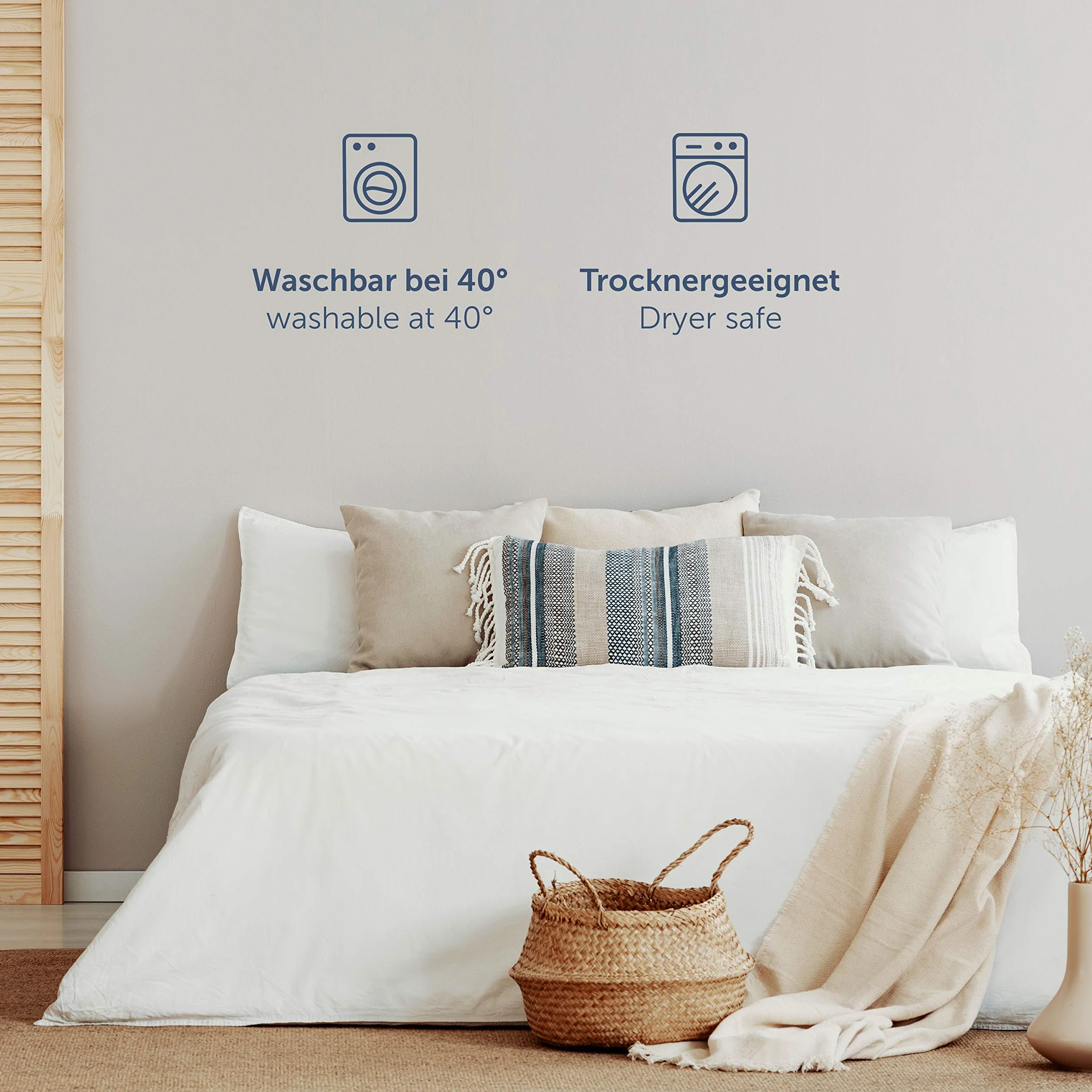 Blumtal® Prześcieradło z gumką 140x200 cm - Prześcieradło z mikrofibry 140x200 cm - Certyfikat Oeko-Tex - Antracyt