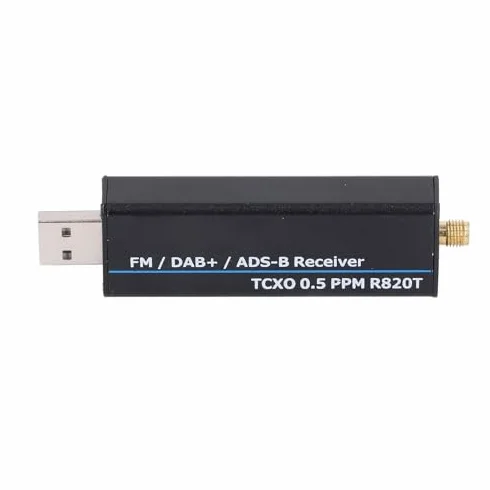 Odbiornik 100KHz-1766MHz RTL SDR RTL2832U R820T2 0.5PPM TCXO Odbiornik Radiowy Zdefiniowany Programowo dla Różnych Potrzeb Odbioru Radiowego