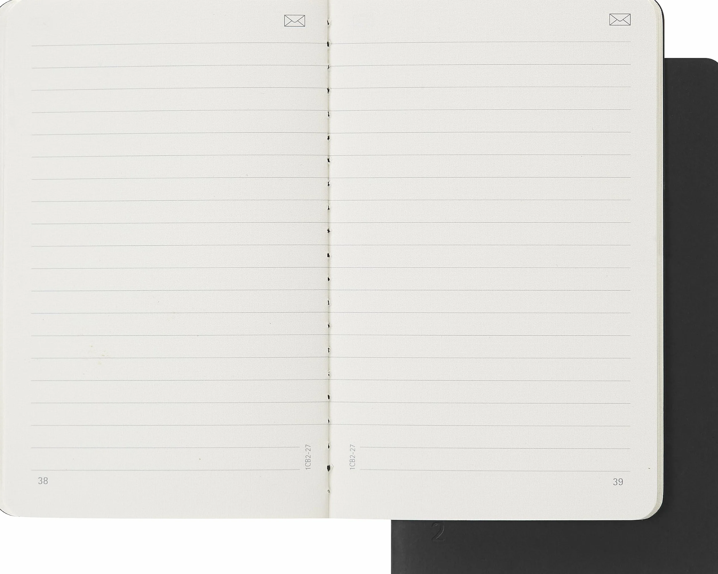 Moleskine Smart Cahier Journal, Pocket, Ruled, Black, Soft Cover (3.5 x 5.5)